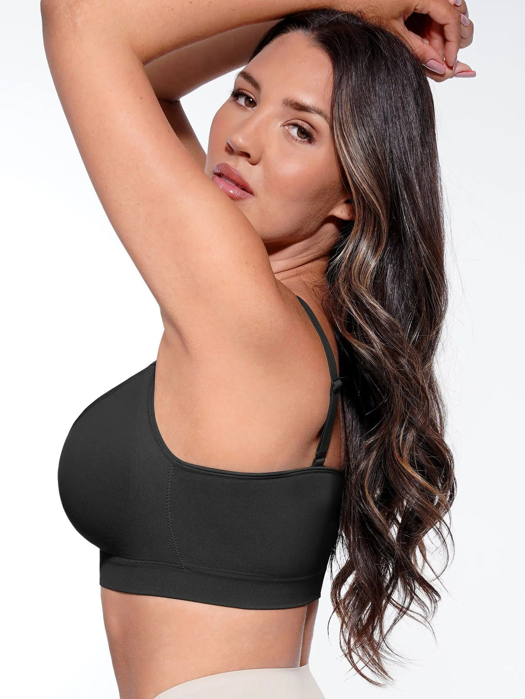 Feelingirl No Underwire Seamless Lace Everyday Bra