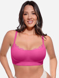 Feelingirl No Underwire Seamless Lace Everyday Bra