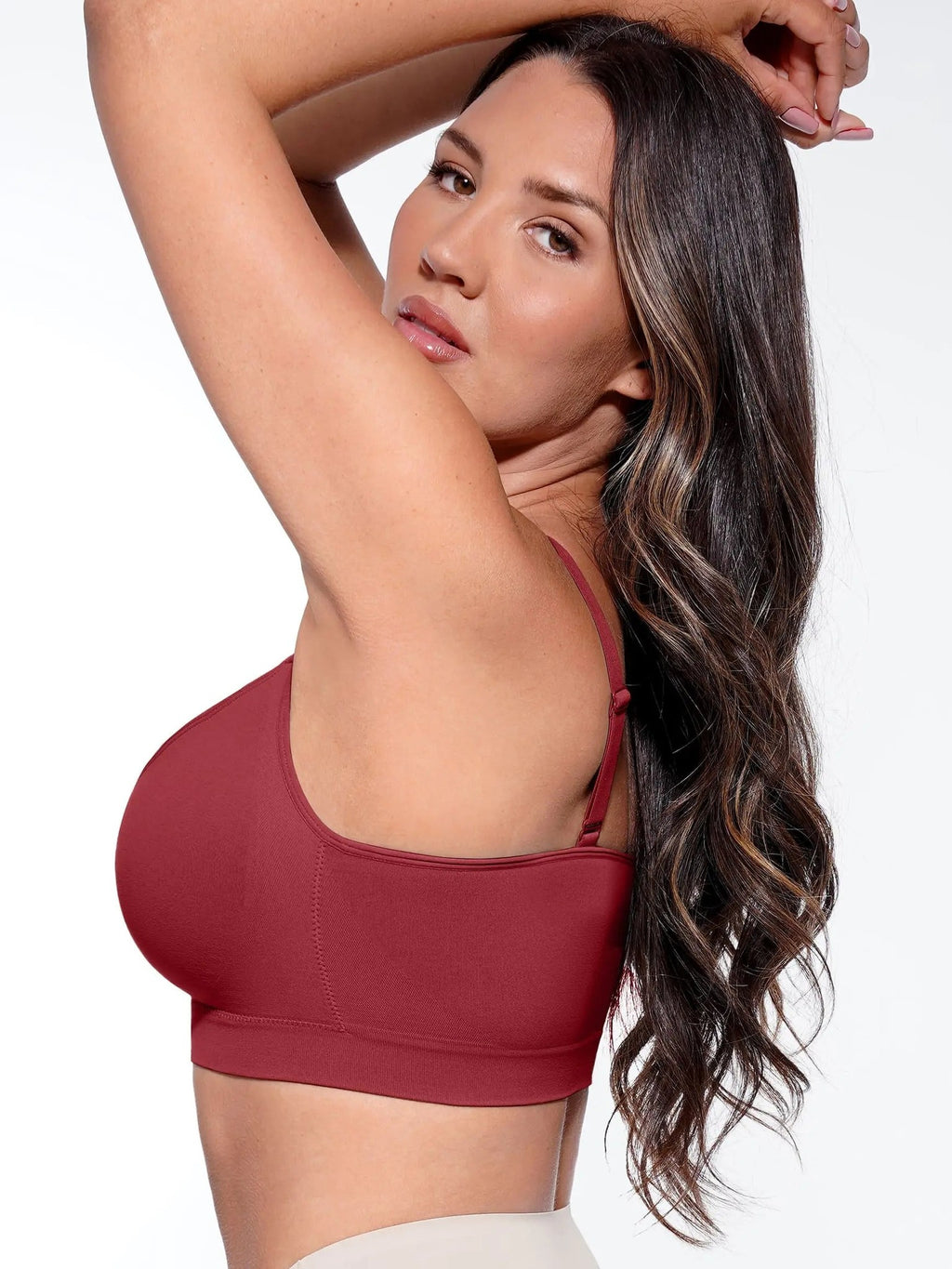Feelingirl No Underwire Seamless Lace Everyday Bra