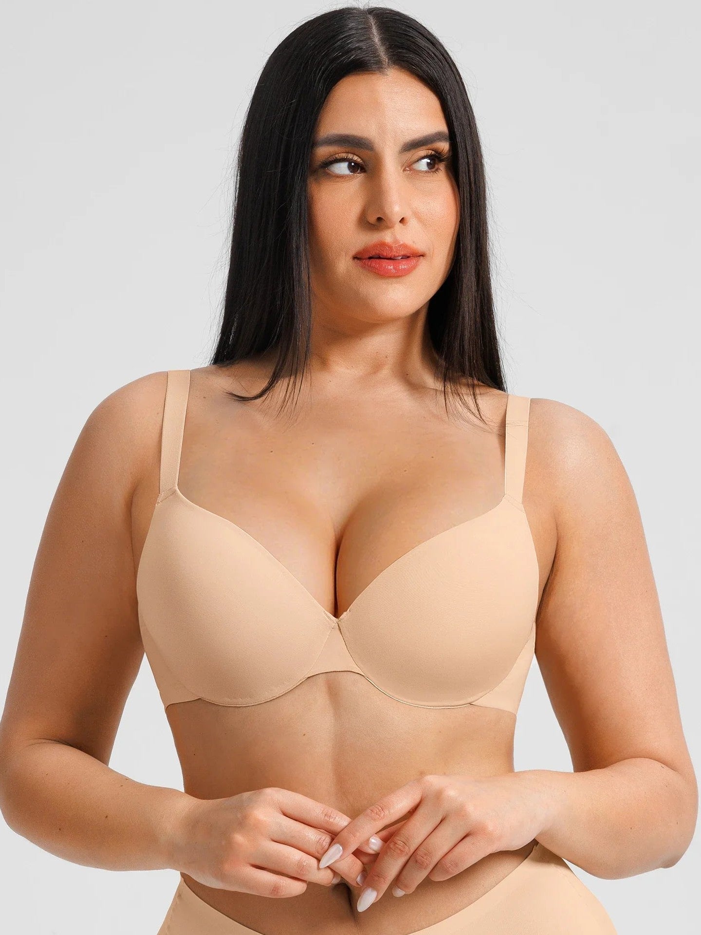 Push Up Lightly Lined Demi Bra