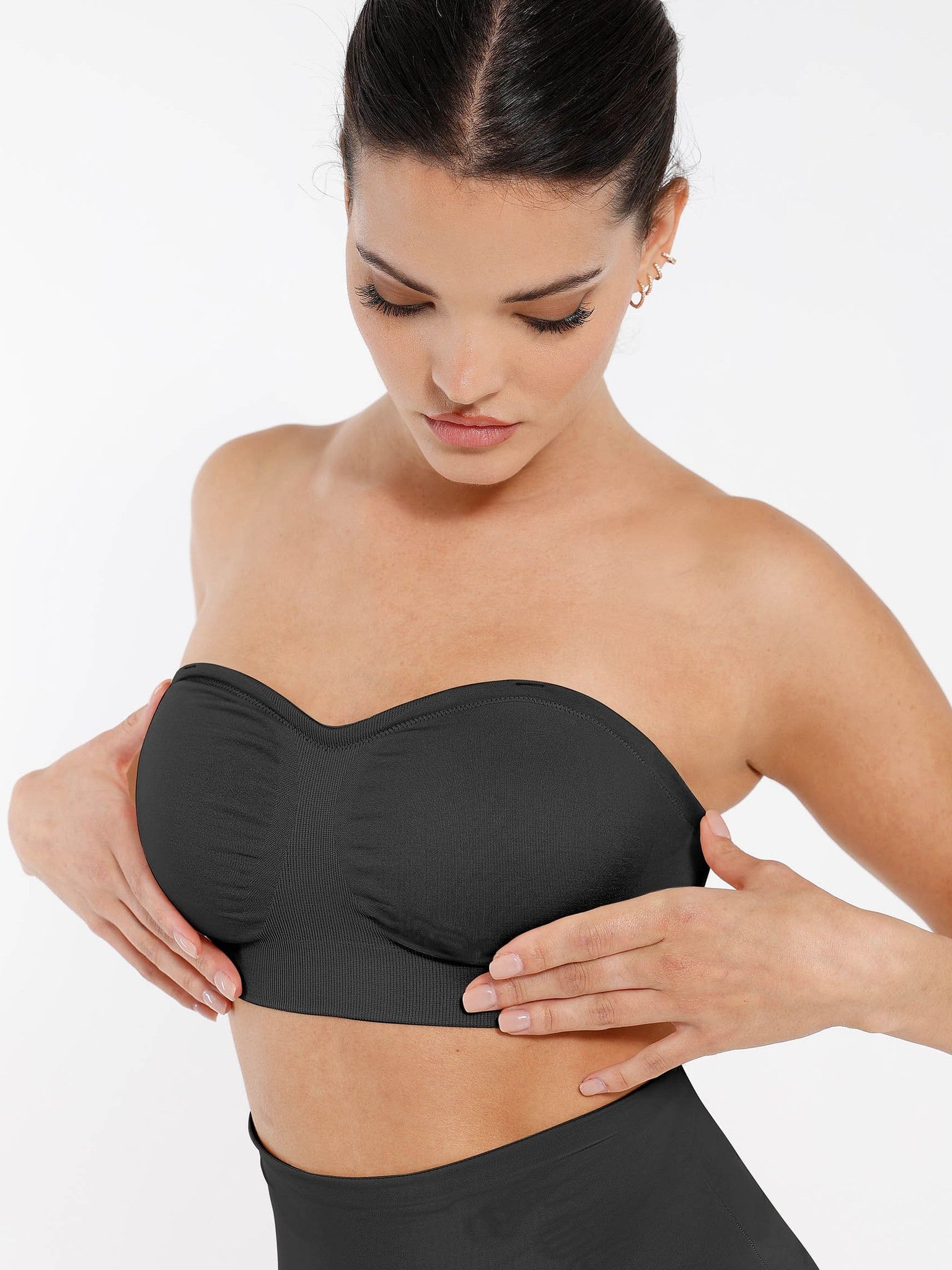 Seamless Anti-Slip Bandeau Bra