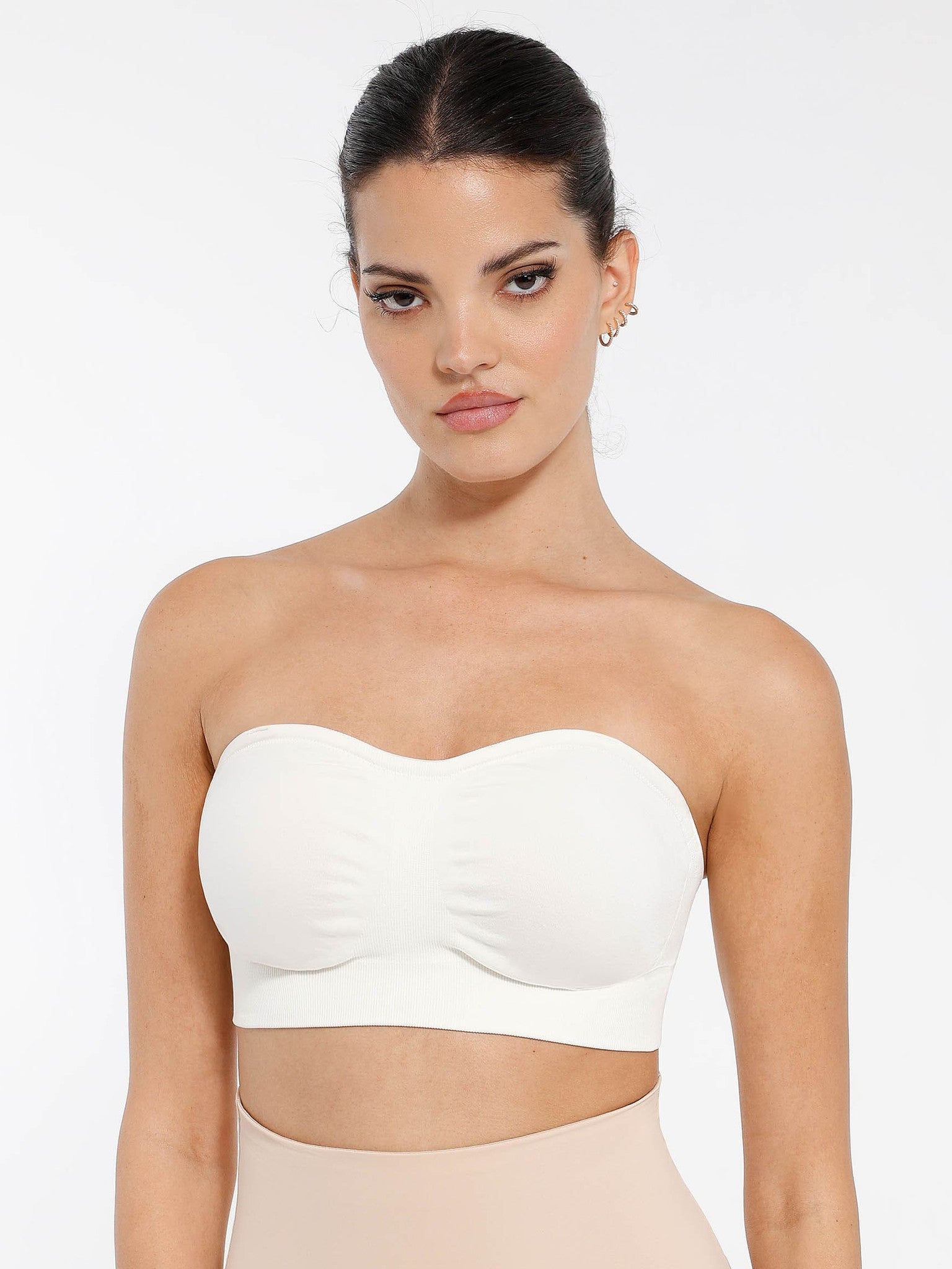 Seamless Anti-Slip Bandeau Bra
