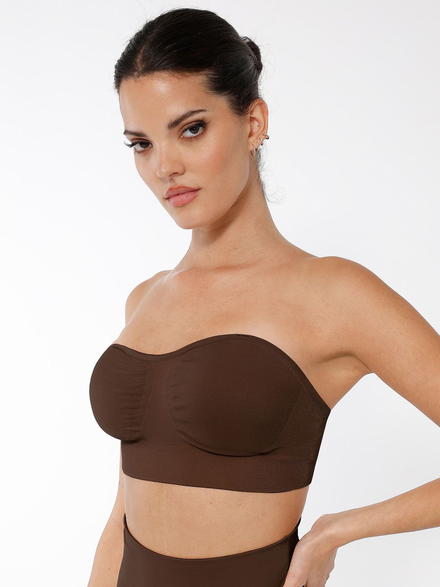Seamless Anti-Slip Bandeau Bra