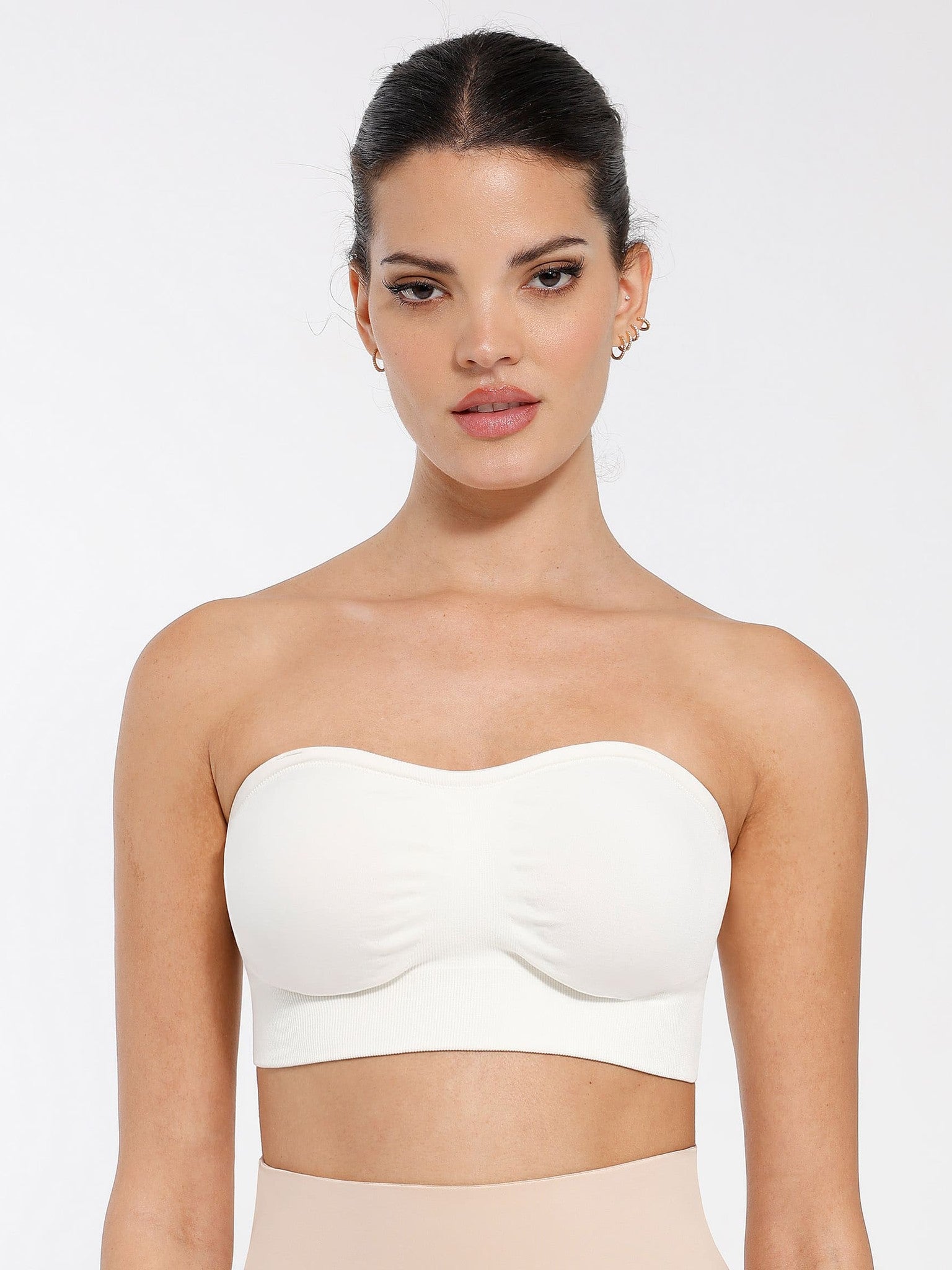 Seamless Anti-Slip Bandeau Bra