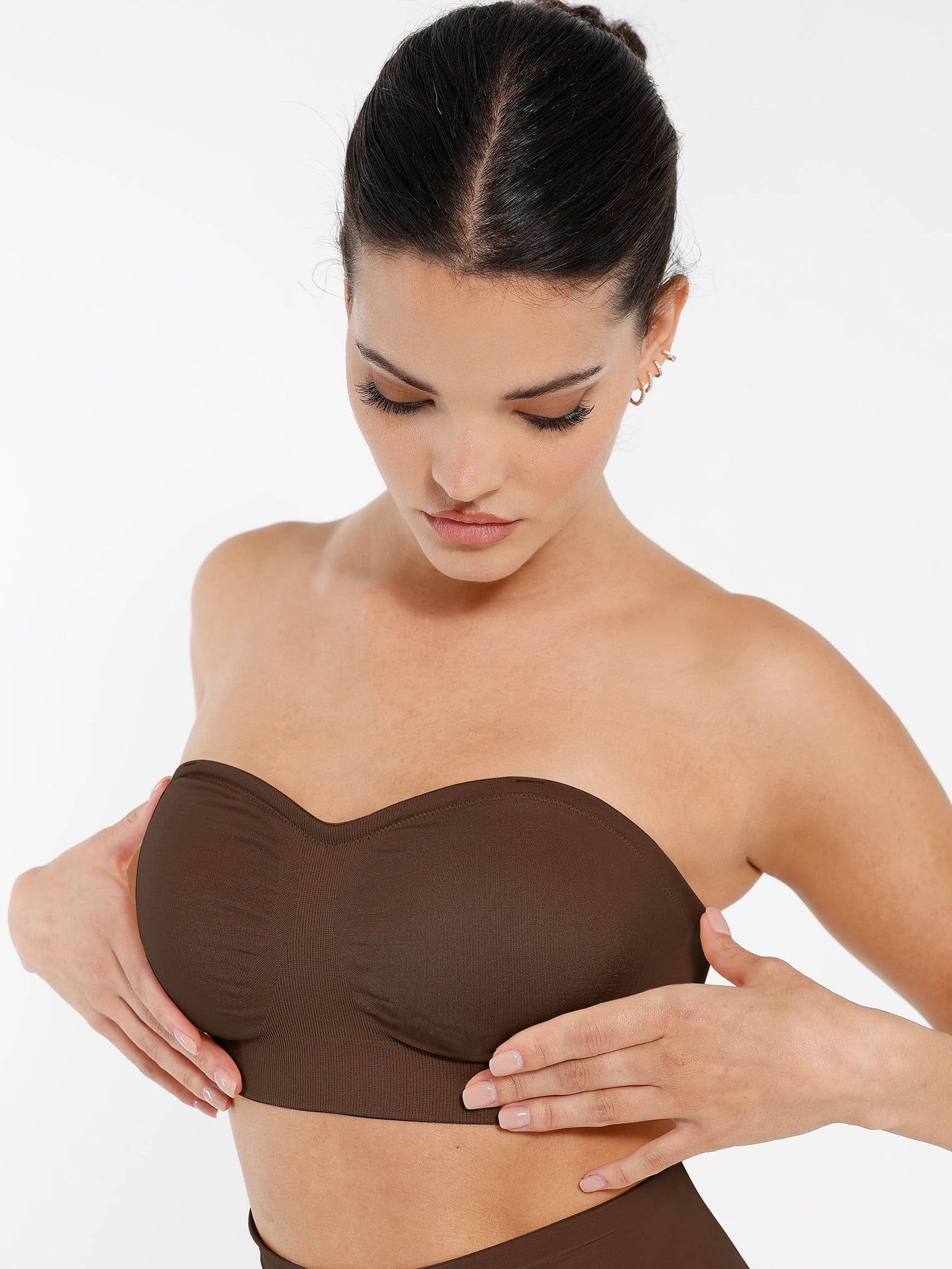 Seamless Anti-Slip Bandeau Bra