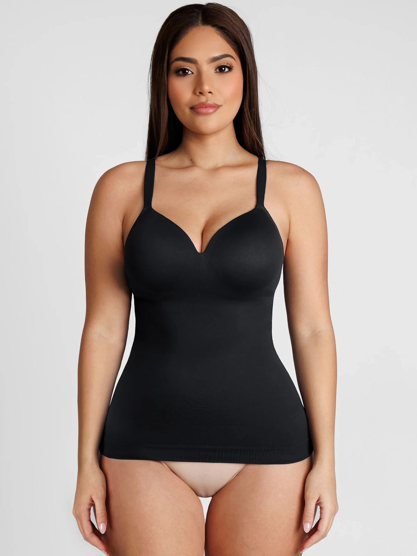 Feelingirl Seamless Built-In Bra Cami Top