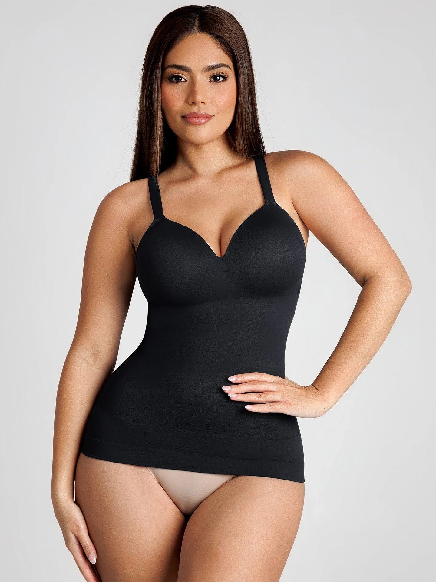 Feelingirl Seamless Built-In Bra Cami Top