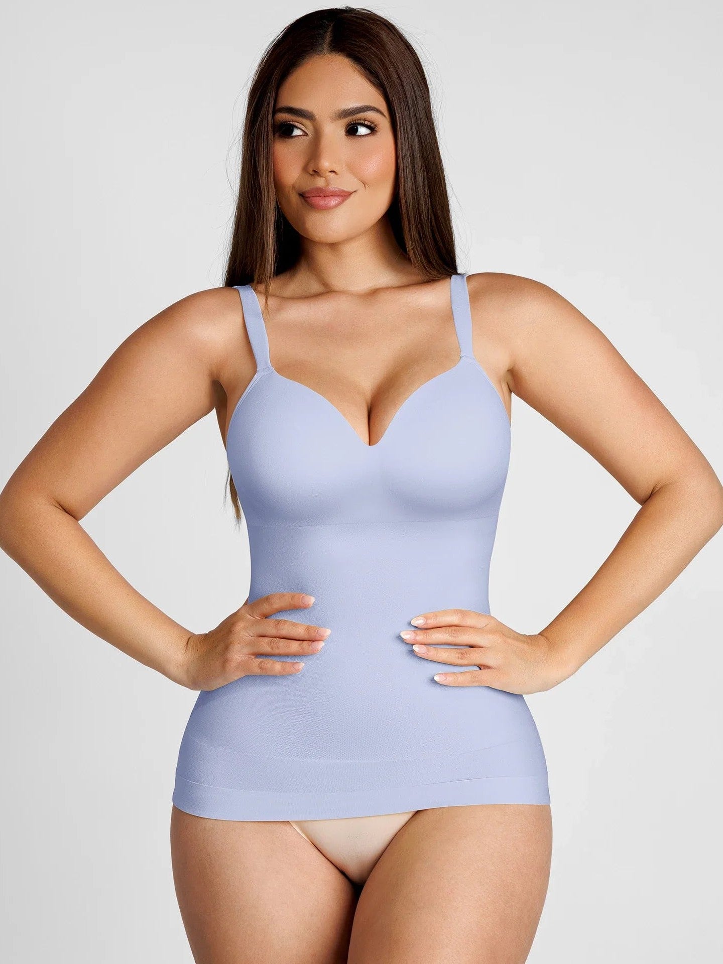 Feelingirl Seamless Built-In Bra Cami Top