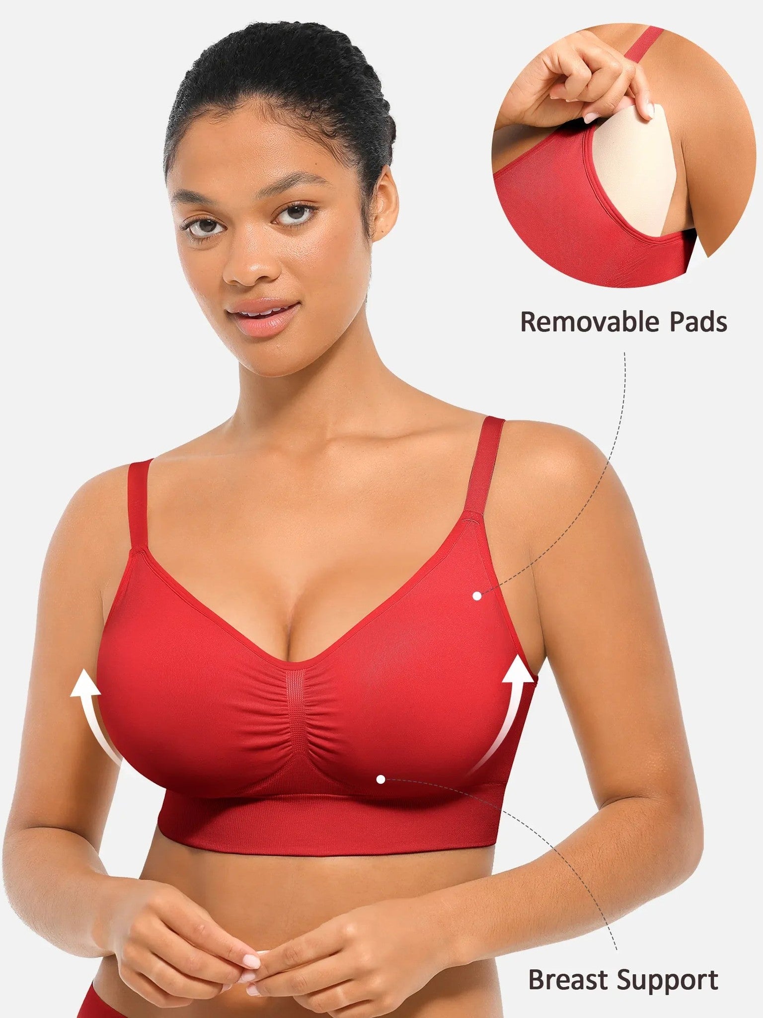 Seamless Built-in Cups Everyday Bra