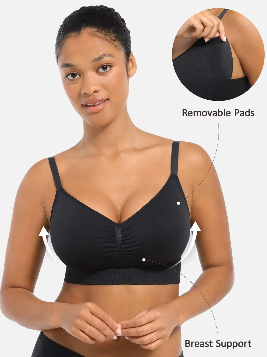 Seamless Built-in Cups Everyday Bra