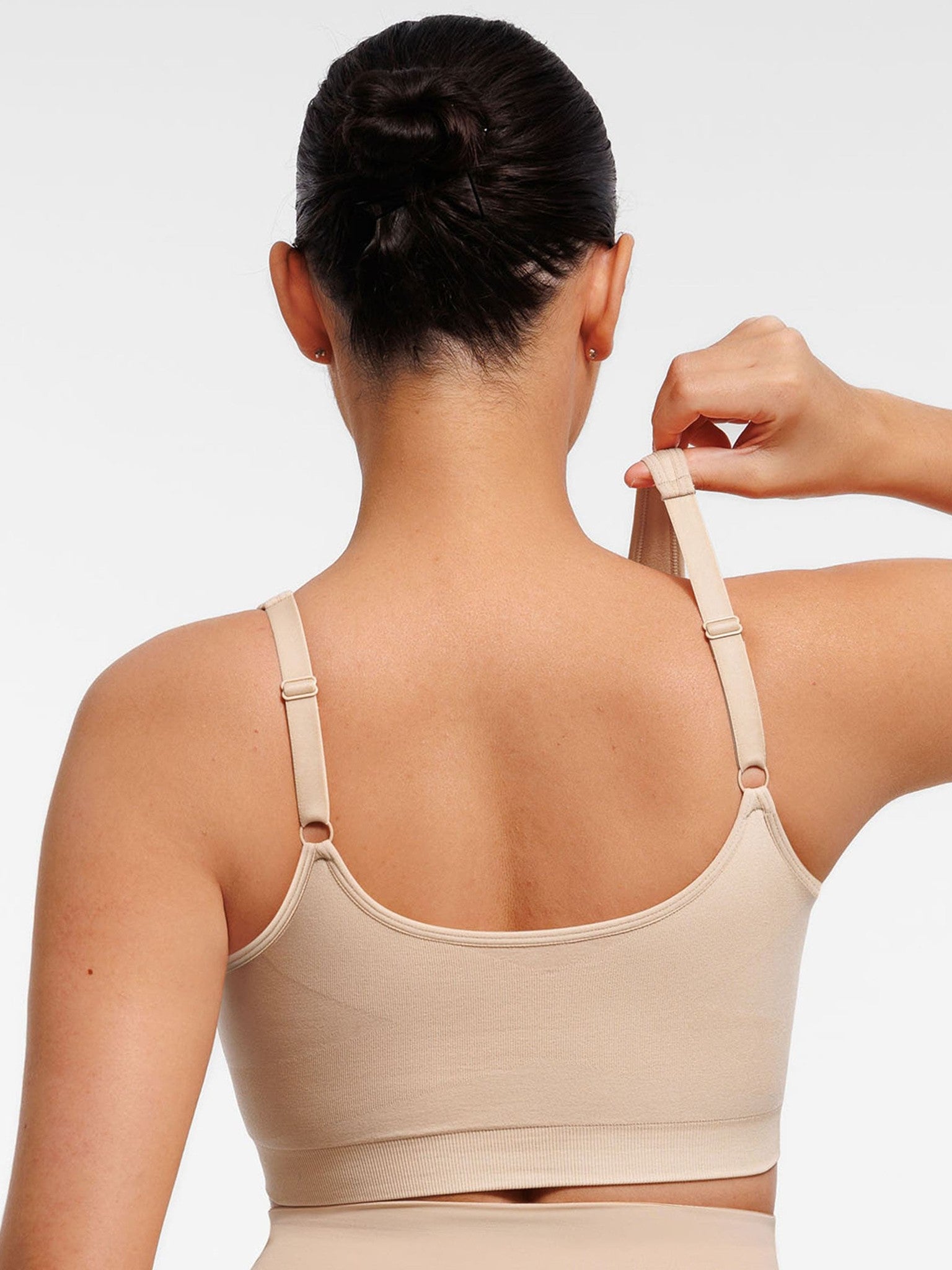 Feelingirl Seamless Front-Opening Zipper Bra