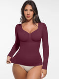 Feelingirl Seamless Long-Sleeve Everyday Shaper Top