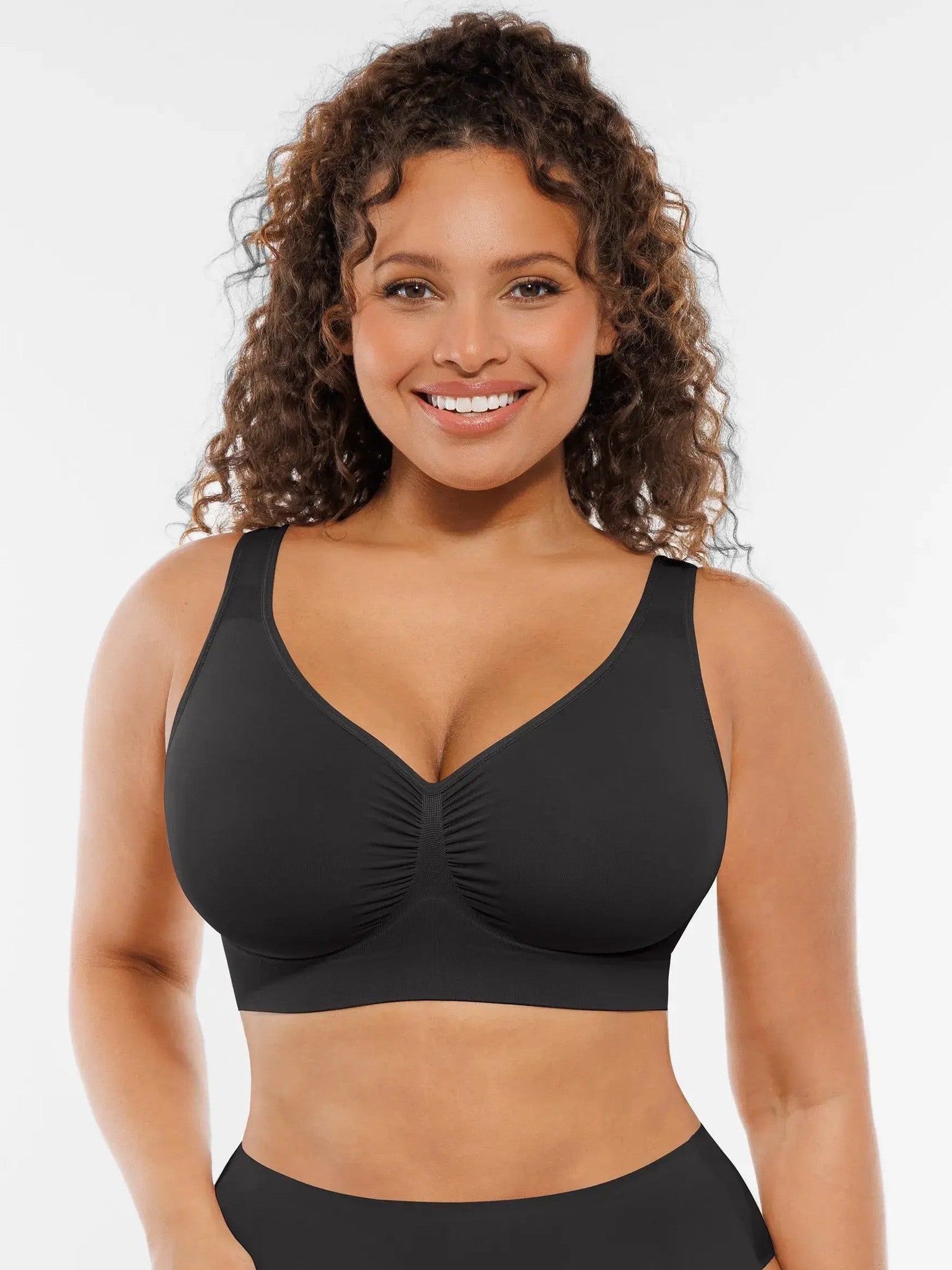 Seamless No Underwire Full Coverage Bra