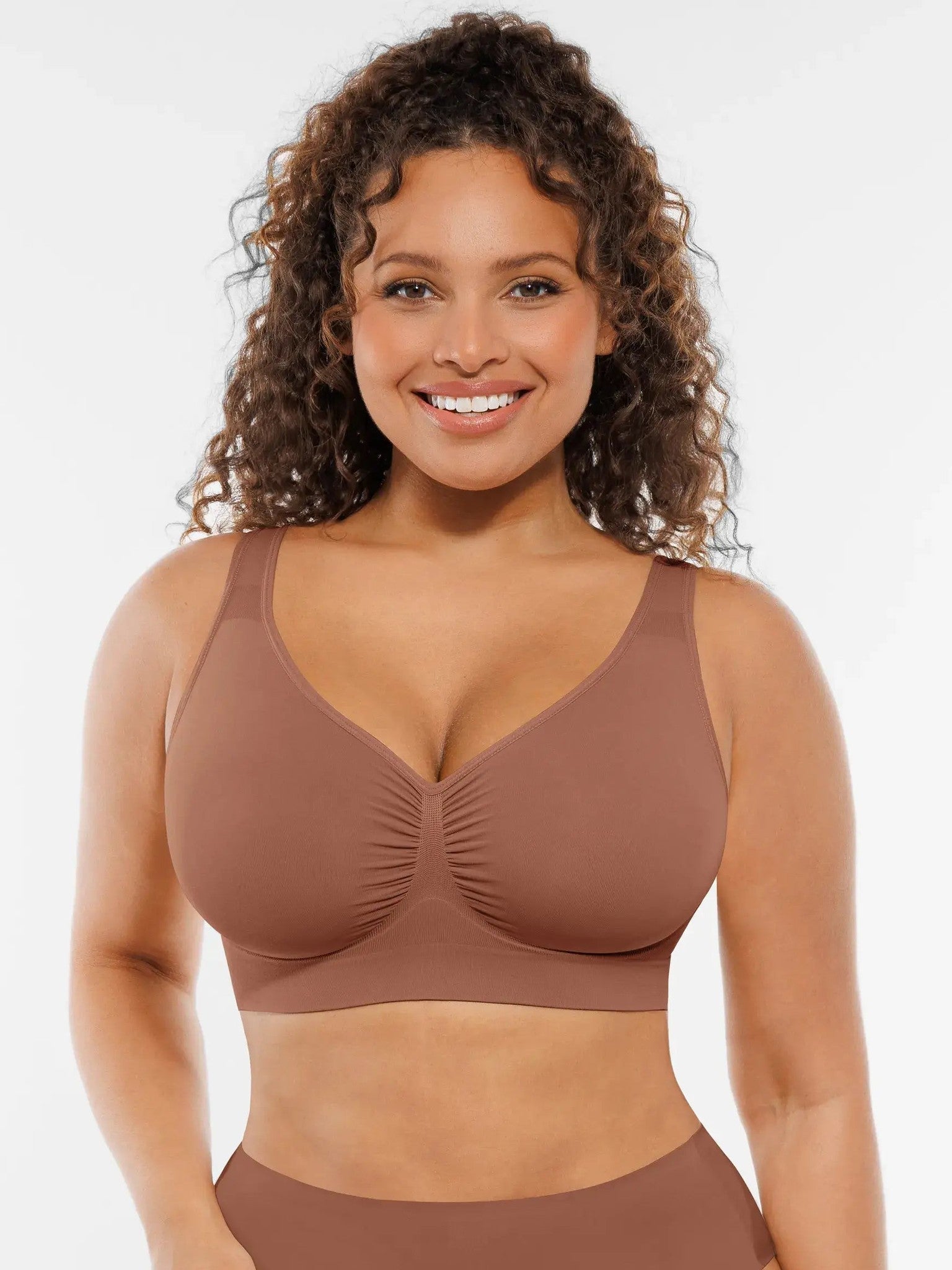 Seamless No Underwire Full Coverage Bra