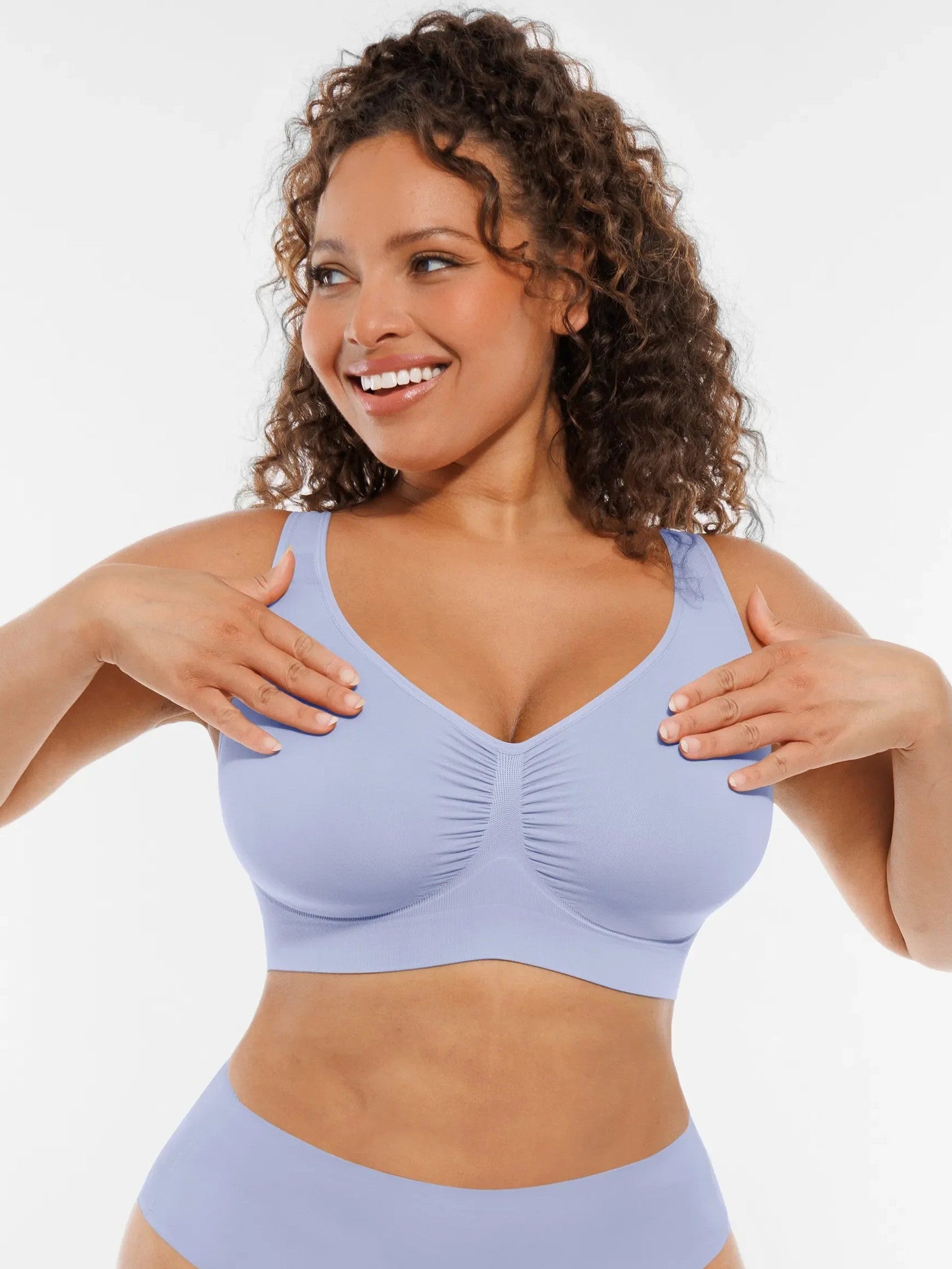 Seamless No Underwire Full Coverage Bra