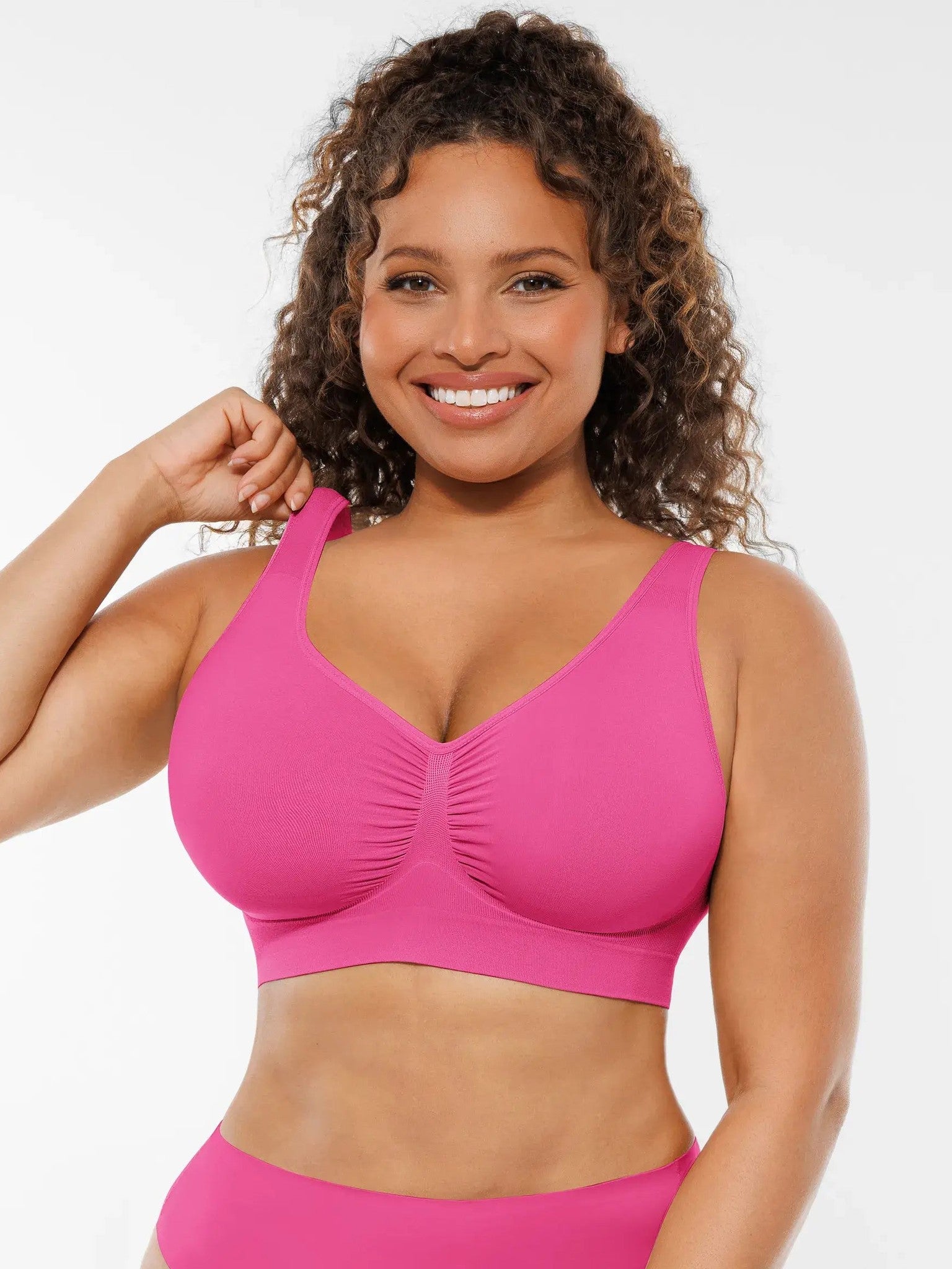 Seamless No Underwire Full Coverage Bra