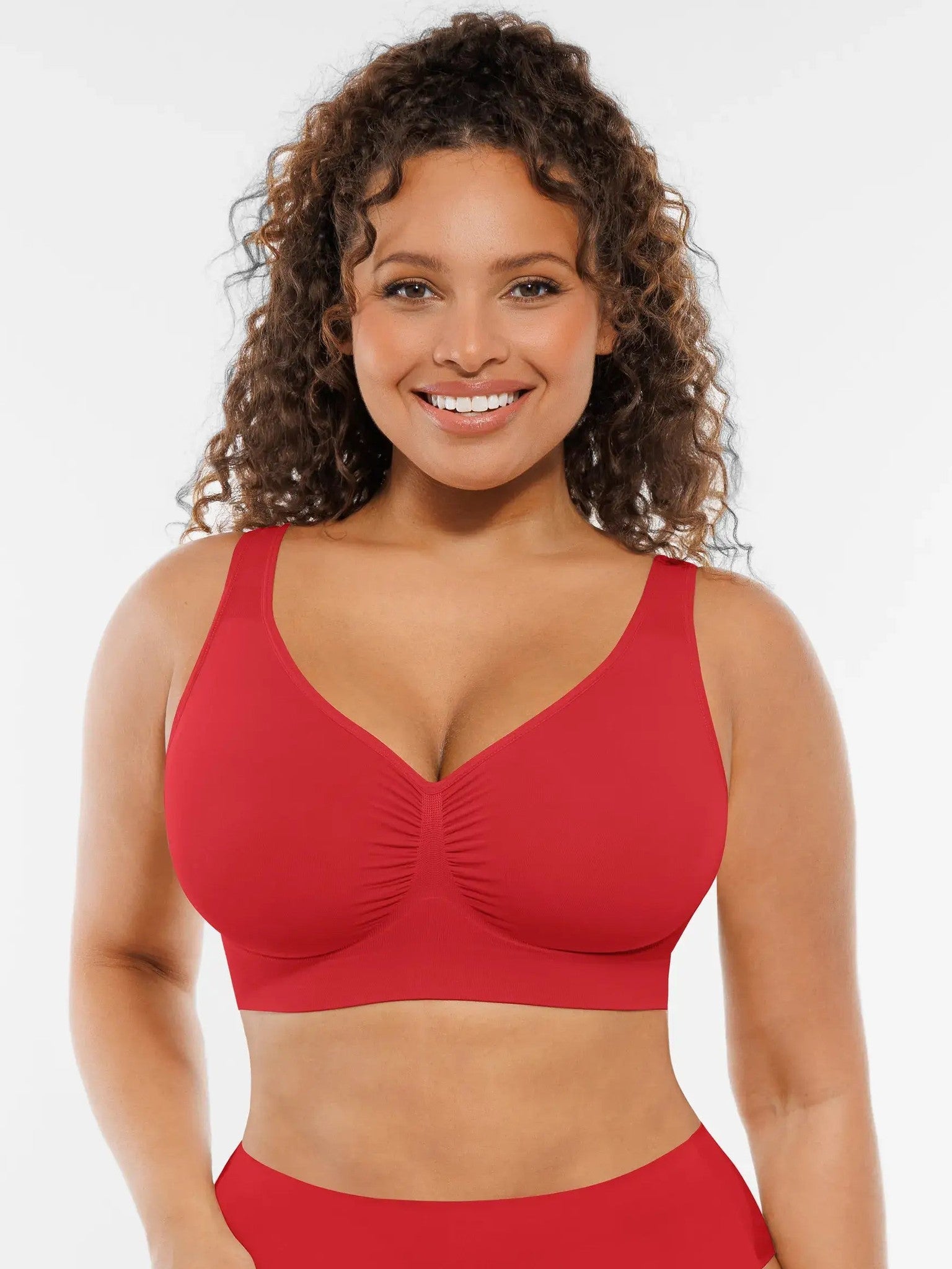 Seamless No Underwire Full Coverage Bra