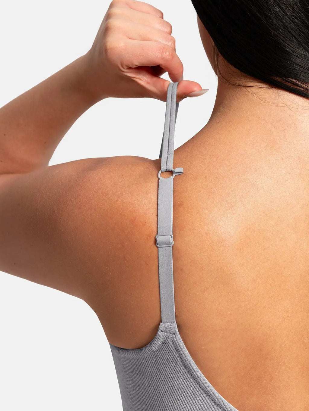 Lift Adjustable Seamless Wireless Ribbed Bra