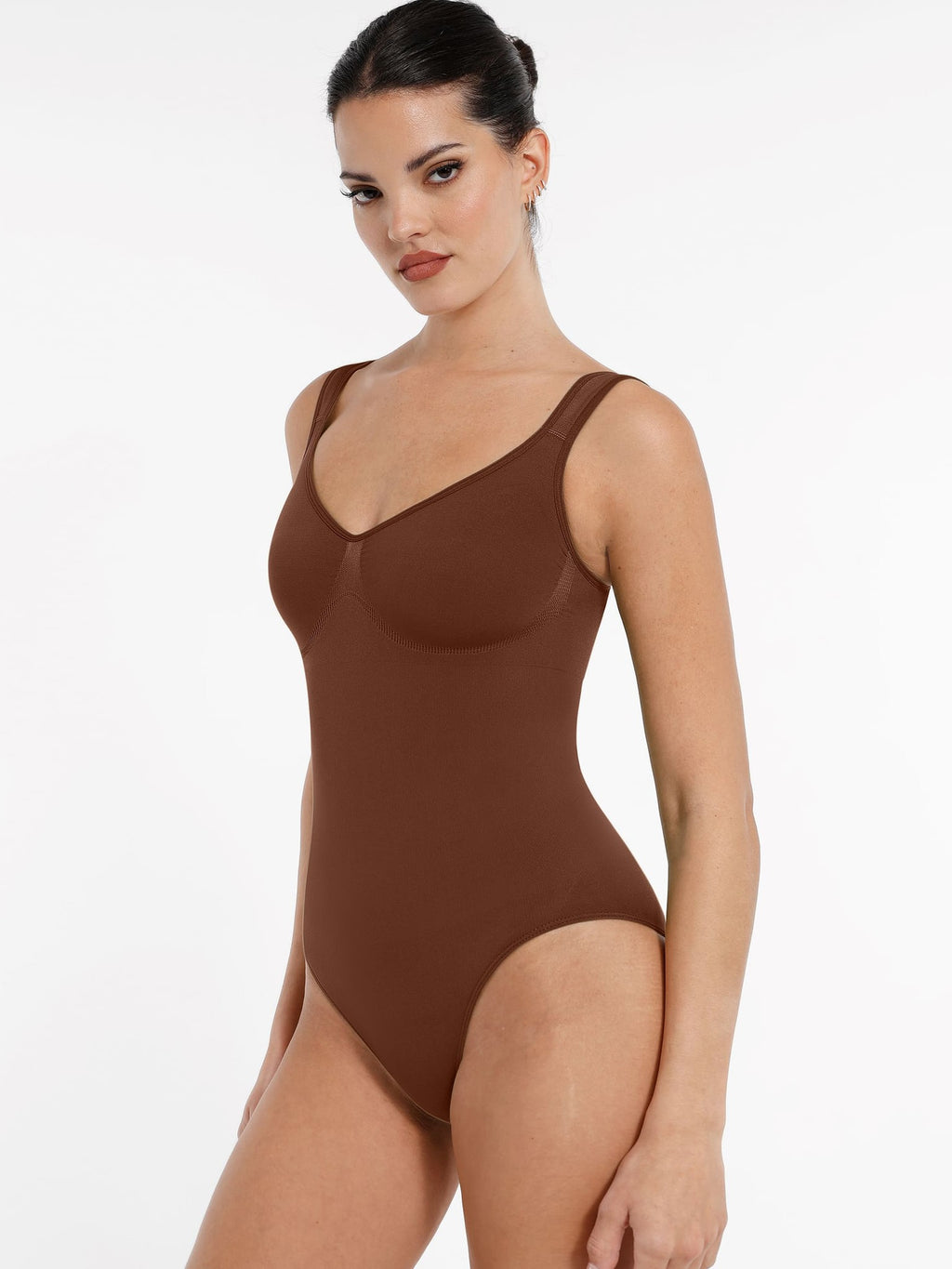 Support Diamond Neck Seamless Shaping Bodysuit