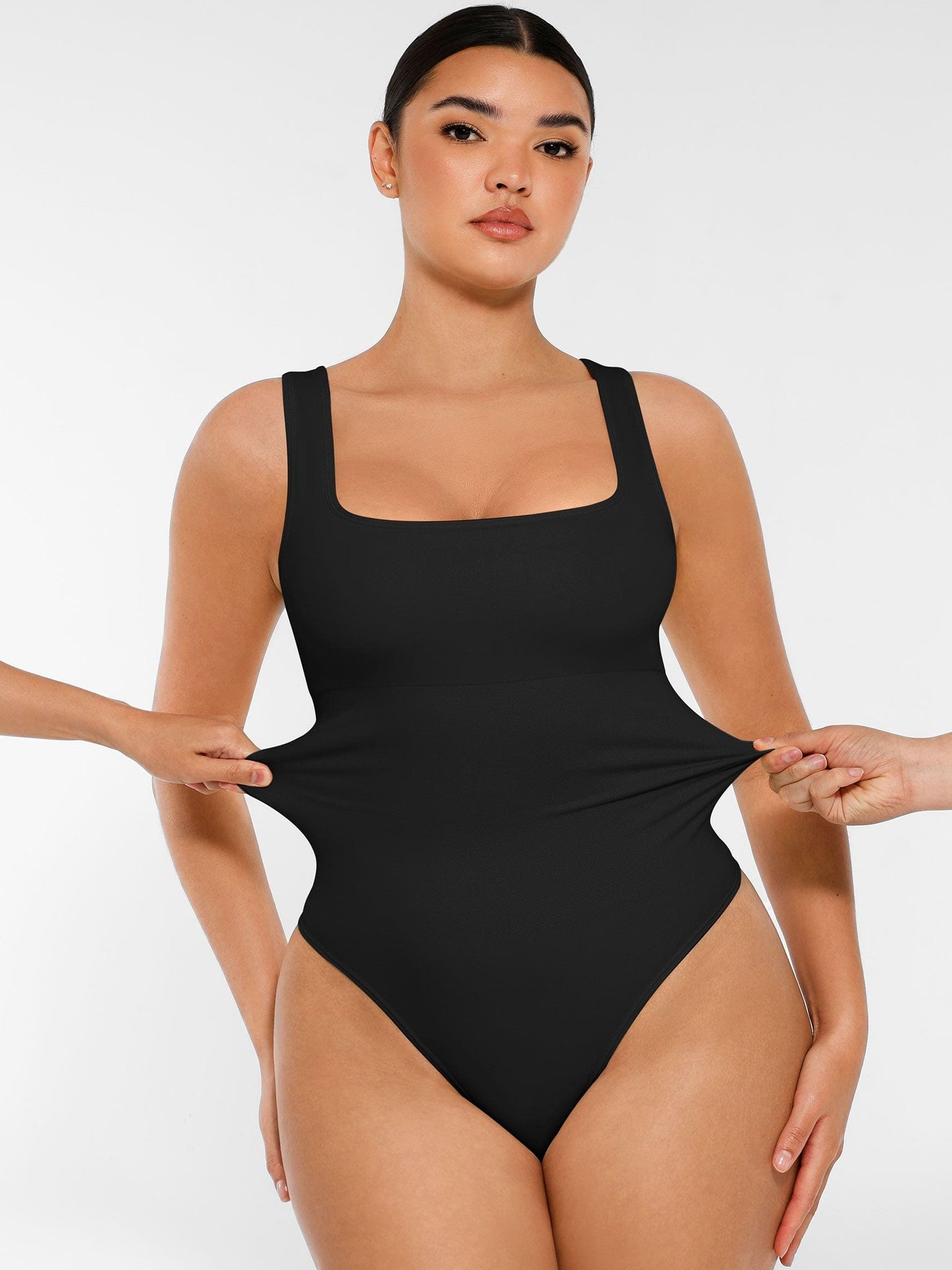 Square Neck Soft Seamless Bodysuit