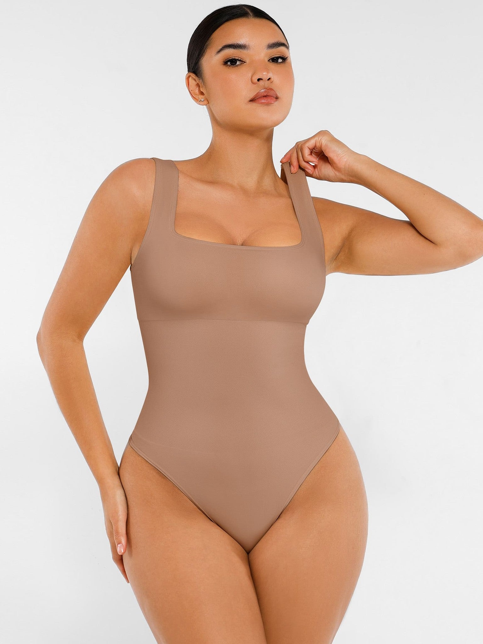 Square Neck Soft Seamless Bodysuit