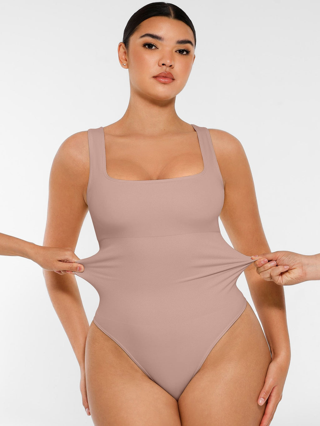 Square Neck Soft Seamless Bodysuit