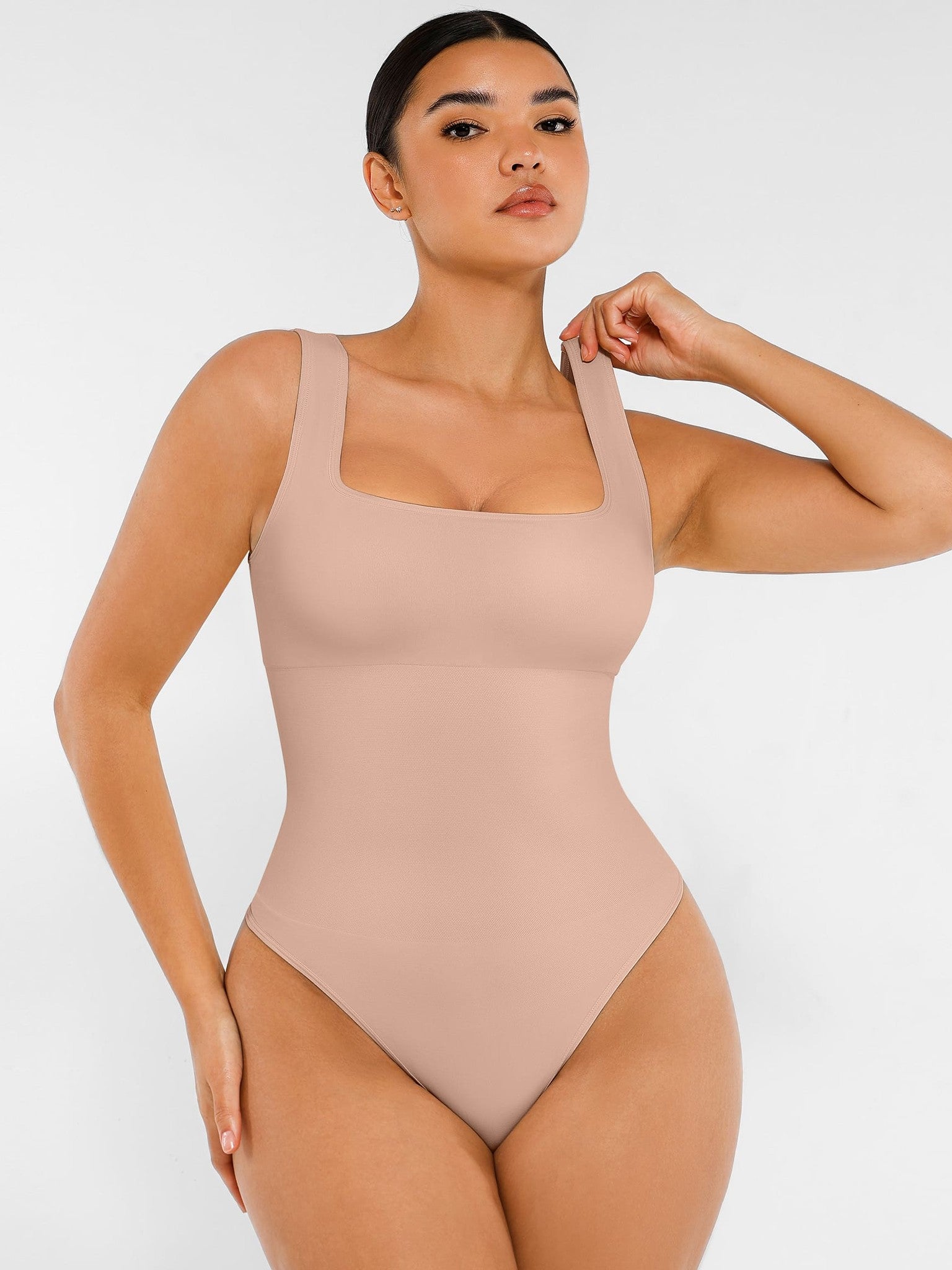 Square Neck Soft Seamless Bodysuit
