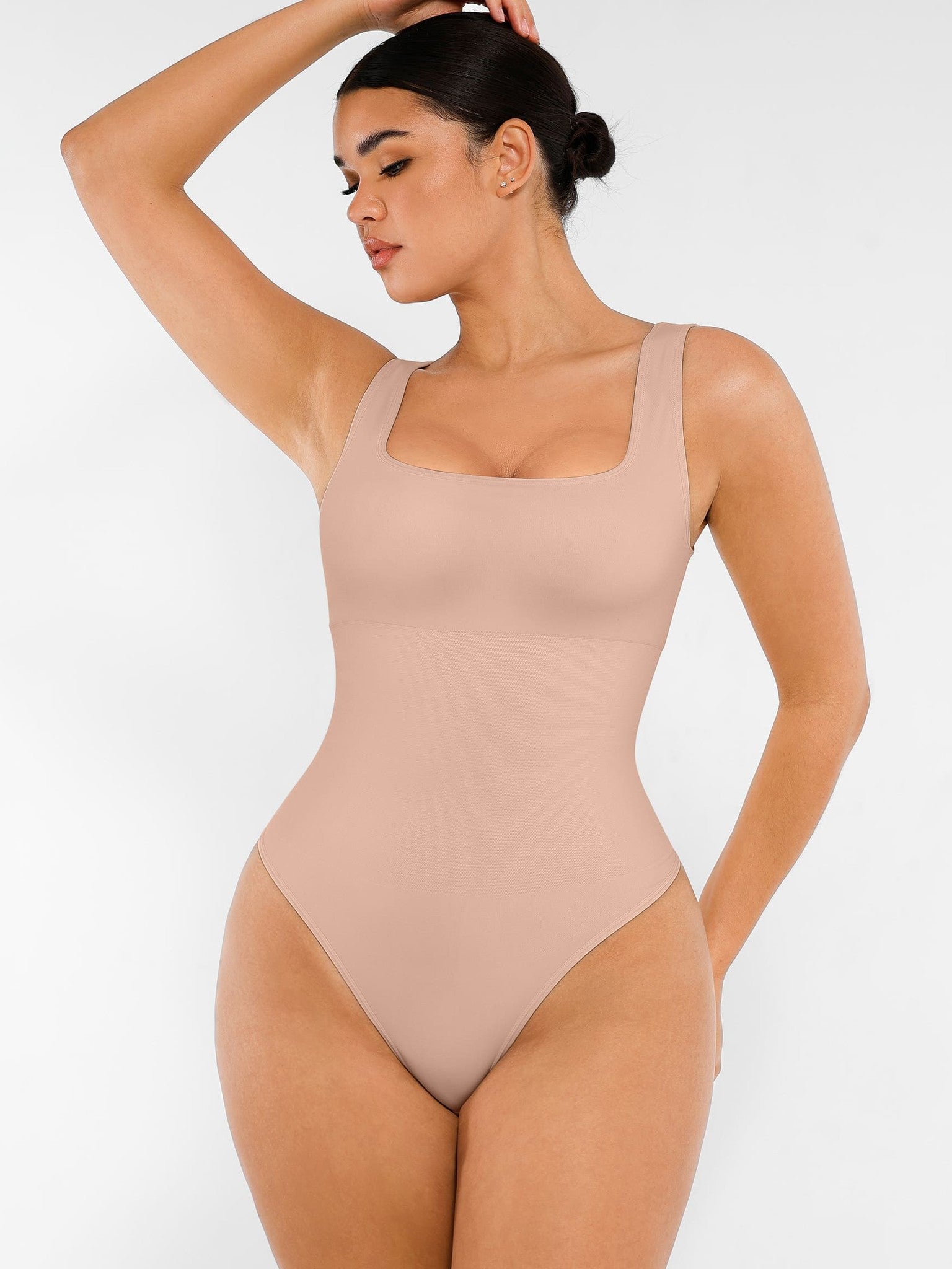 Square Neck Soft Seamless Bodysuit