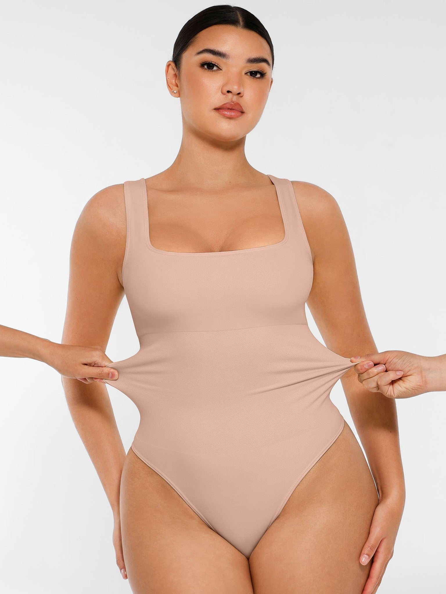 Square Neck Soft Seamless Bodysuit