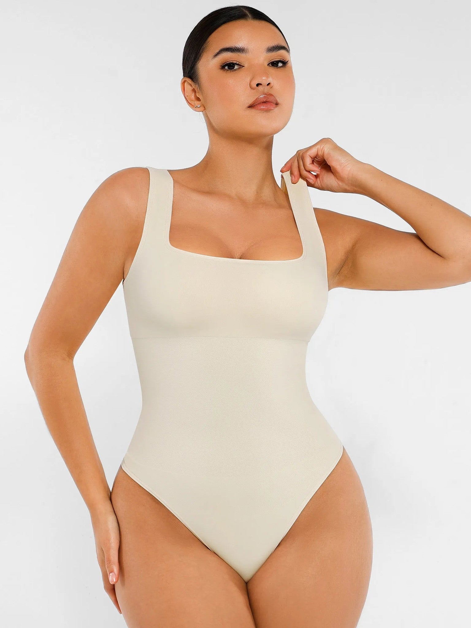 Square Neck Soft Seamless Bodysuit