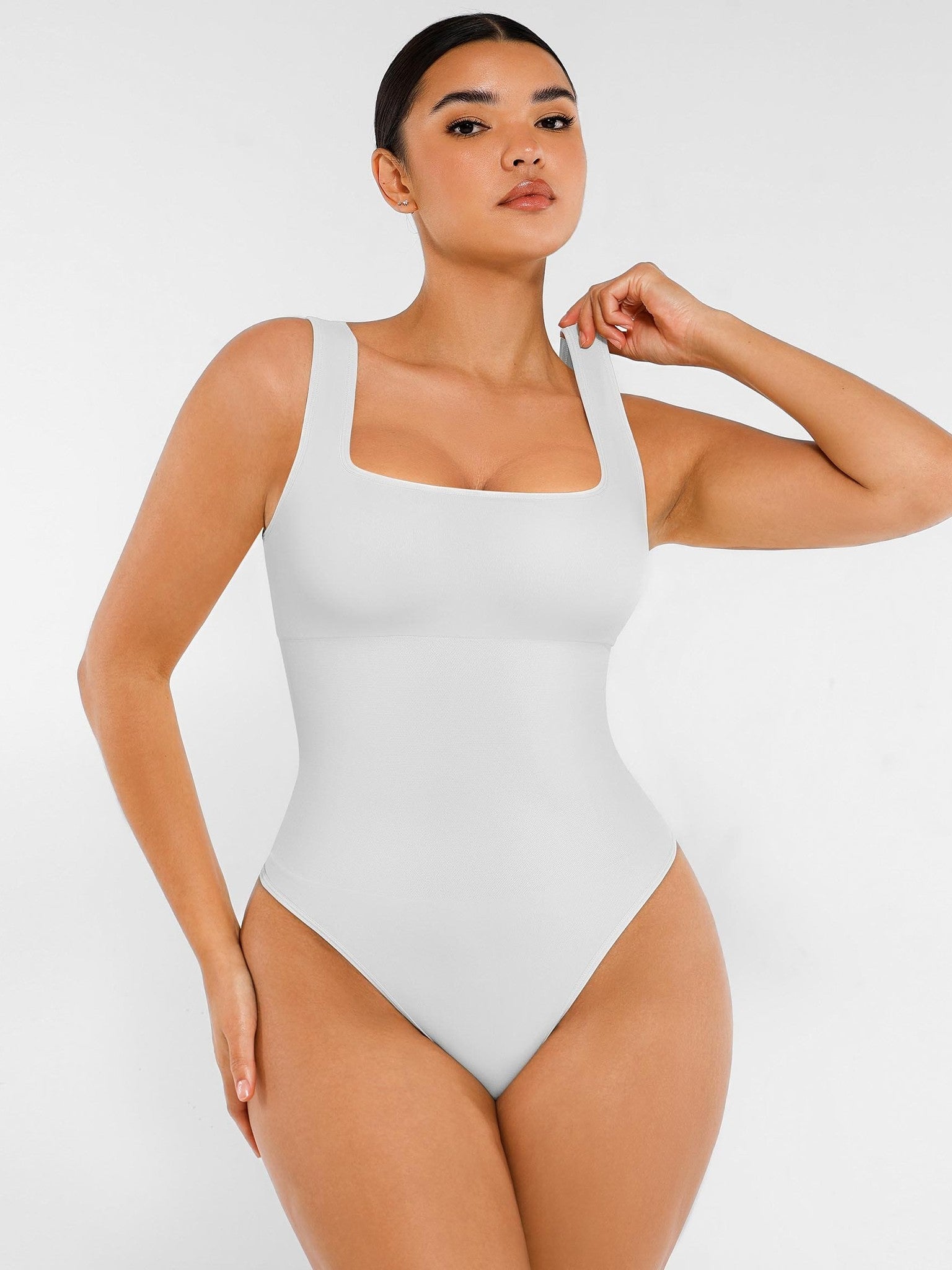 Square Neck Soft Seamless Bodysuit