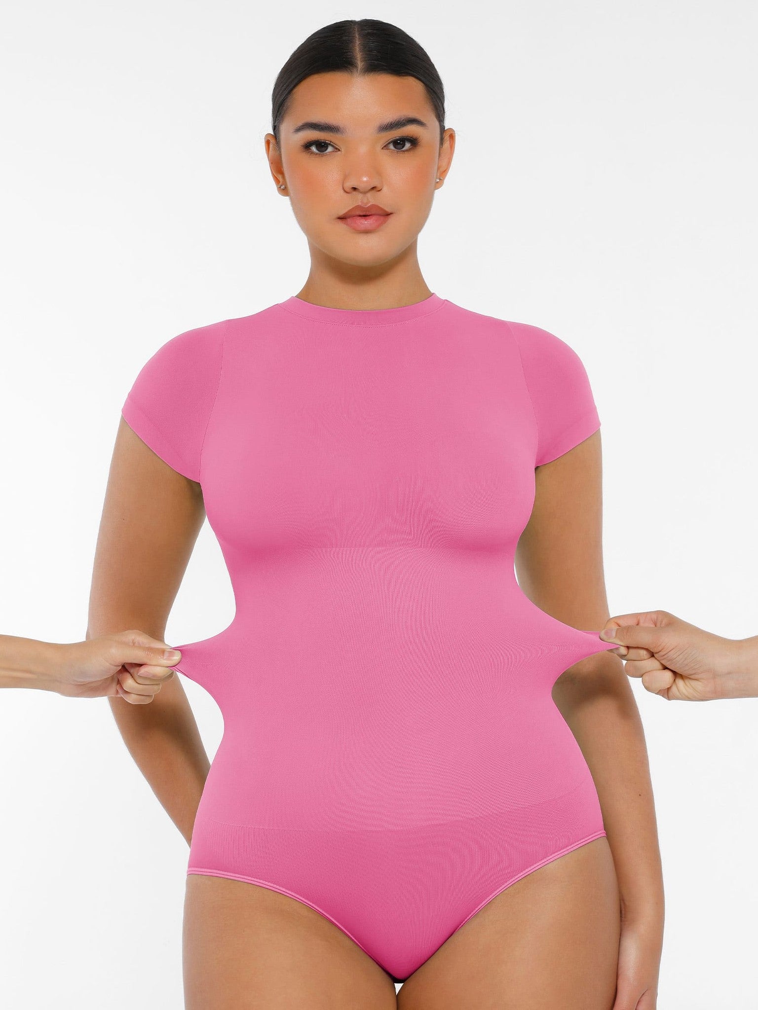 Crew Neck Seamless Soft Everyday Bodysuit