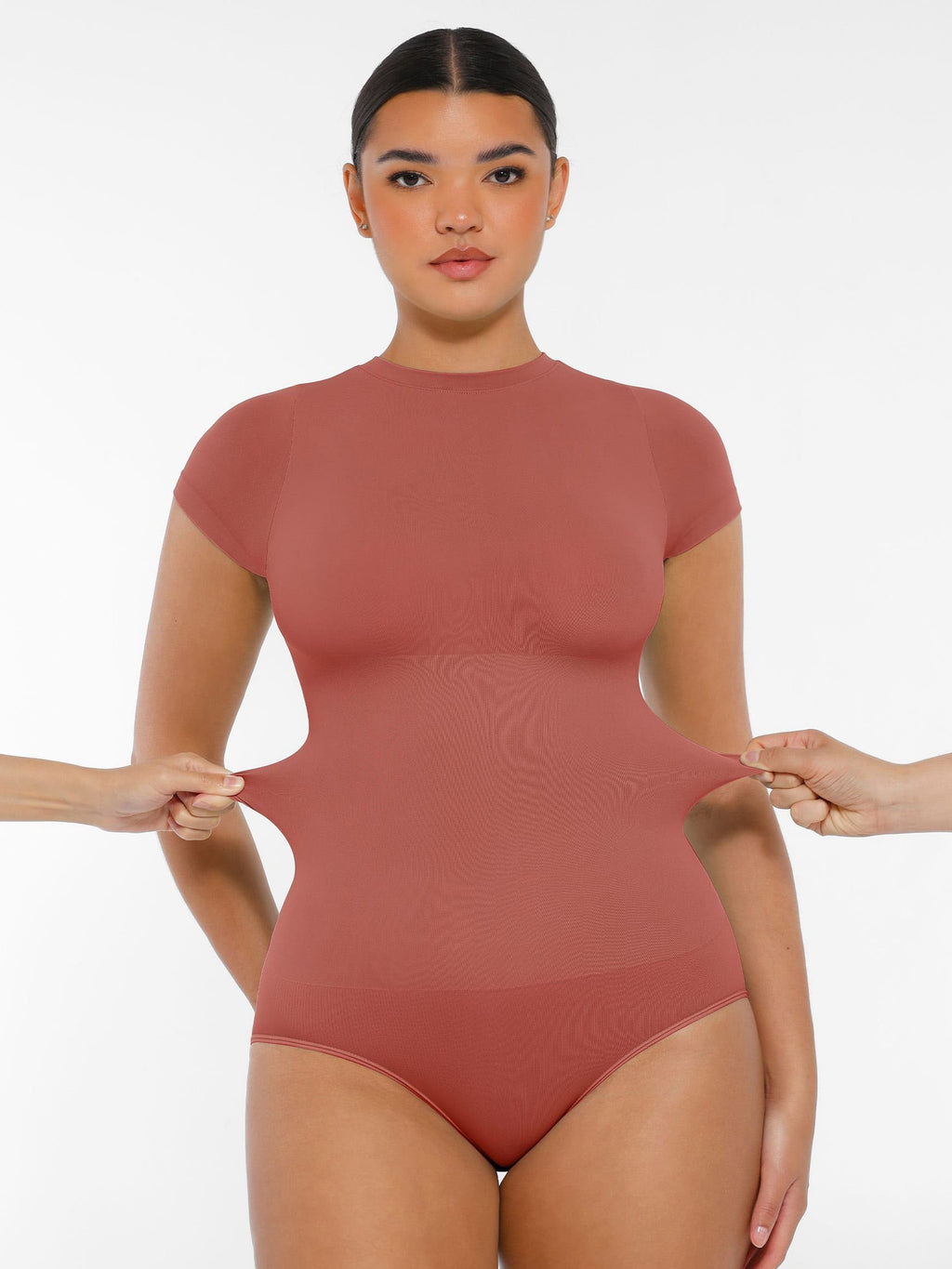Crew Neck Seamless Soft Everyday Bodysuit