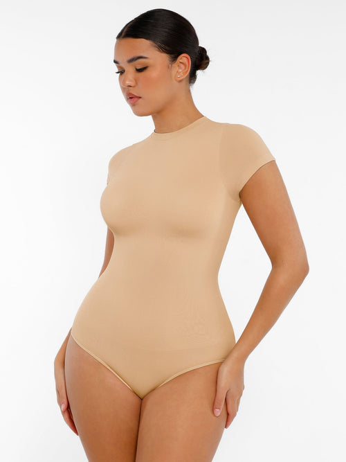 Crew Neck Seamless Soft Everyday Bodysuit