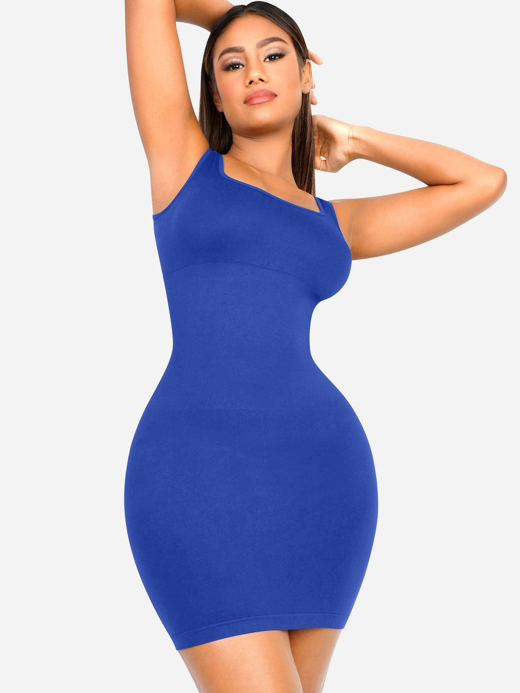 Tummy Control Square Neck Everyday Dress