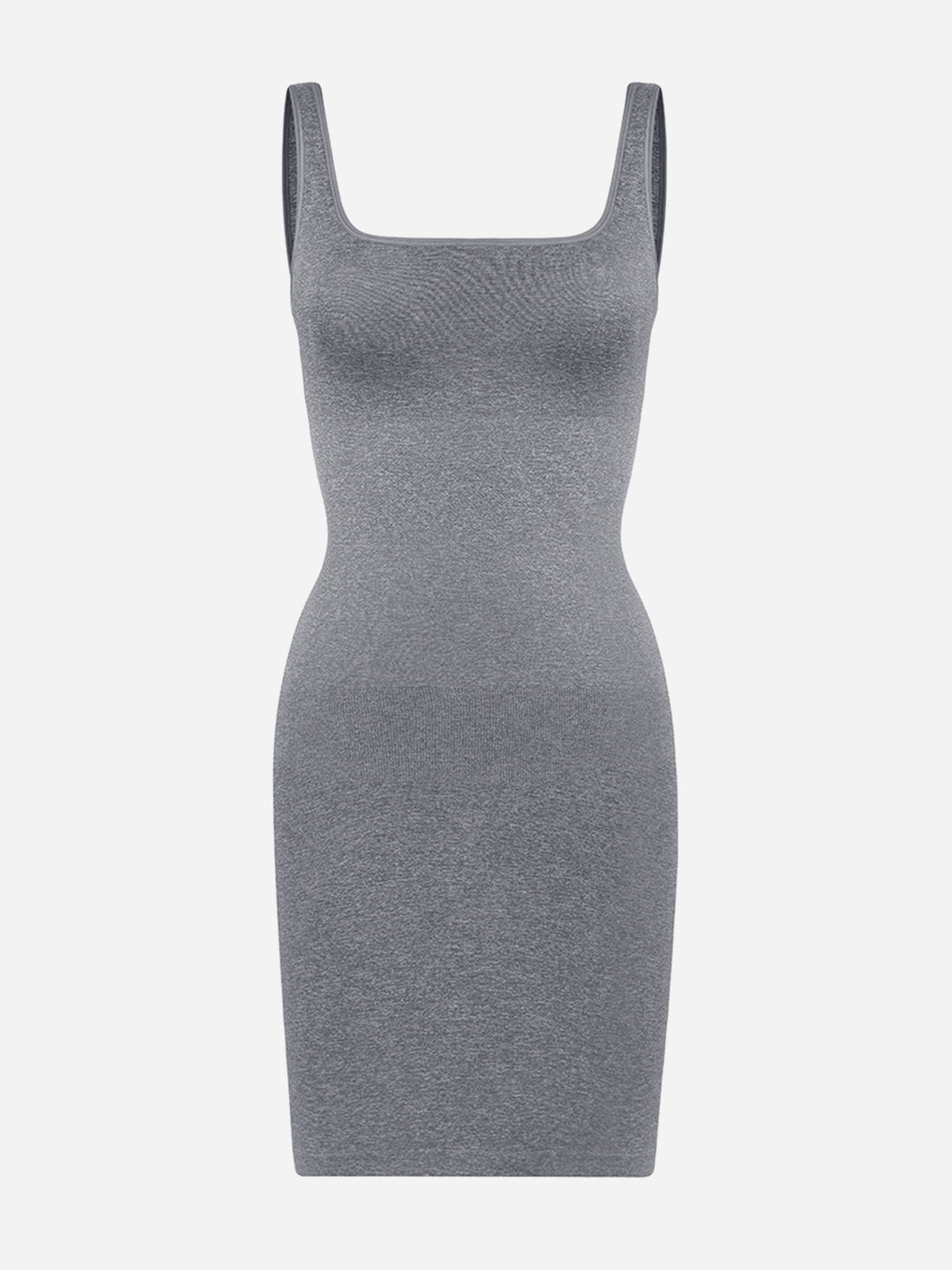 Tummy Control Square Neck Everyday Dress