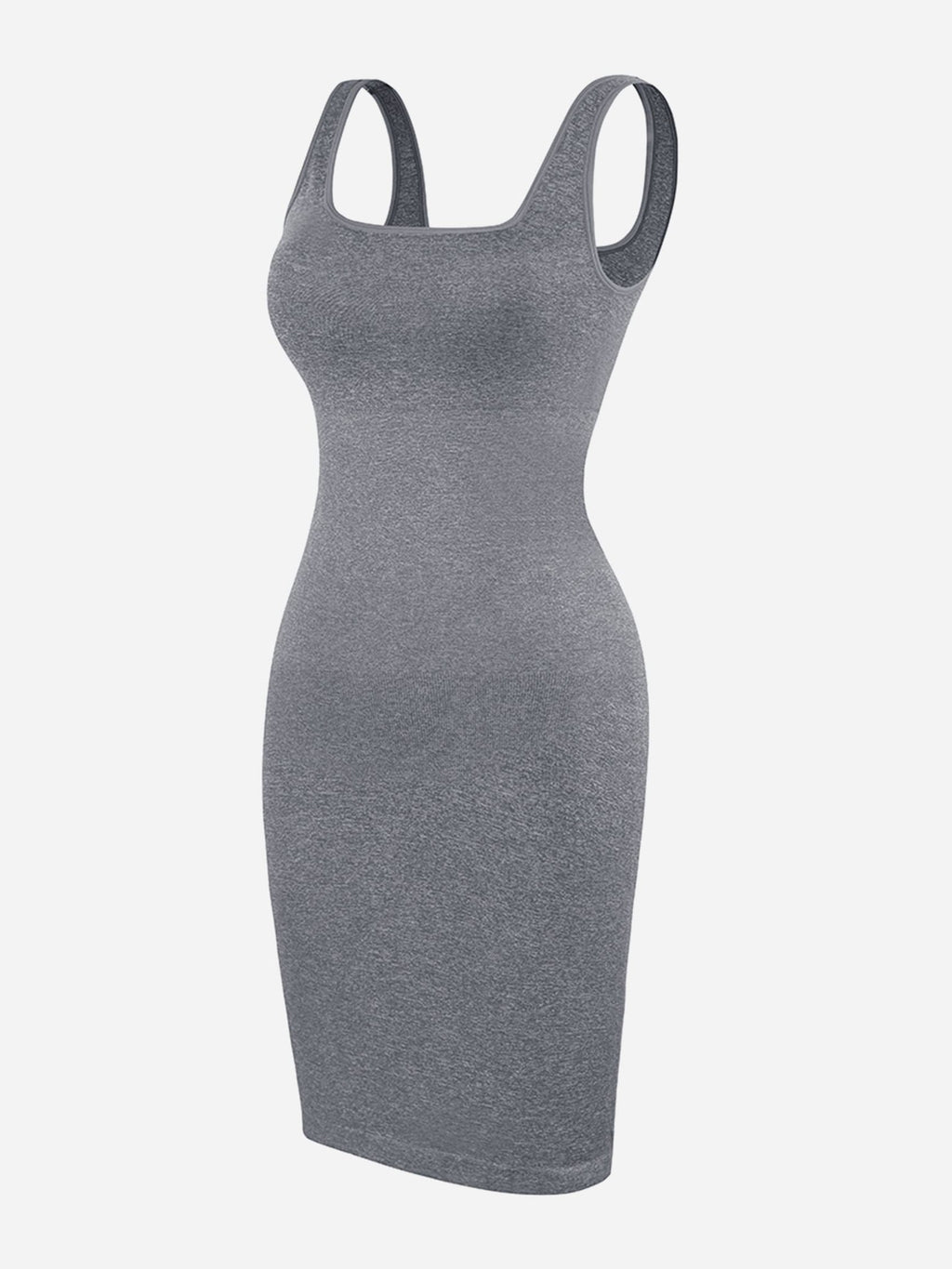 Tummy Control Square Neck Everyday Dress