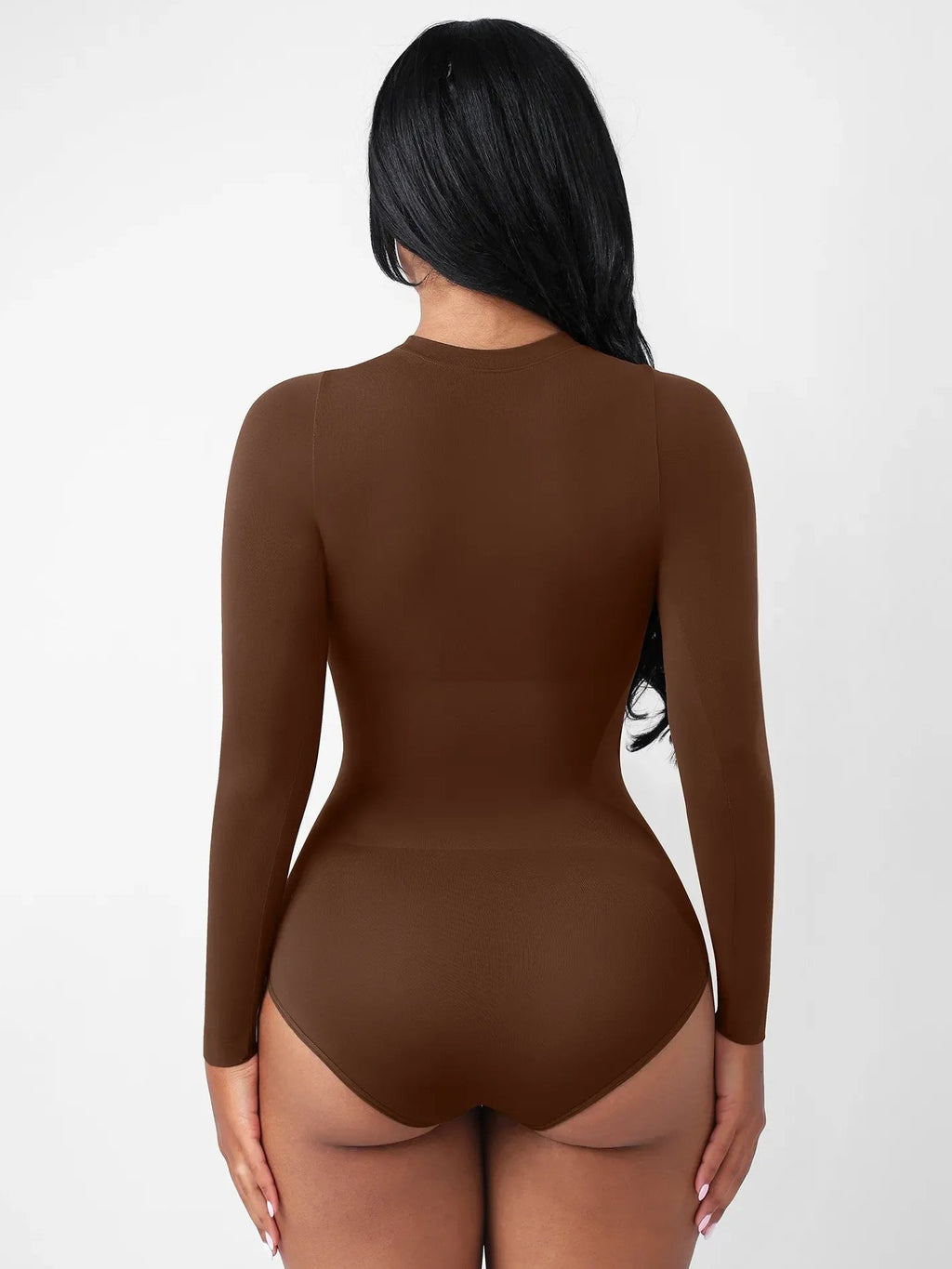 Feelingirl Seamless Ultra-Soft Crew Neck Bodysuit