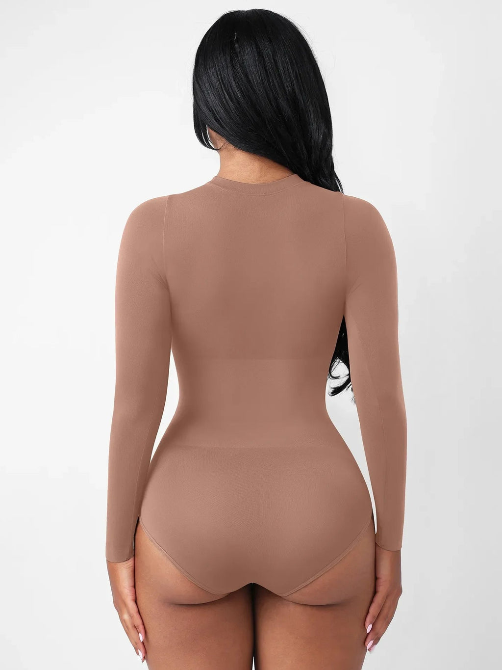 Feelingirl Seamless Ultra-Soft Crew Neck Bodysuit