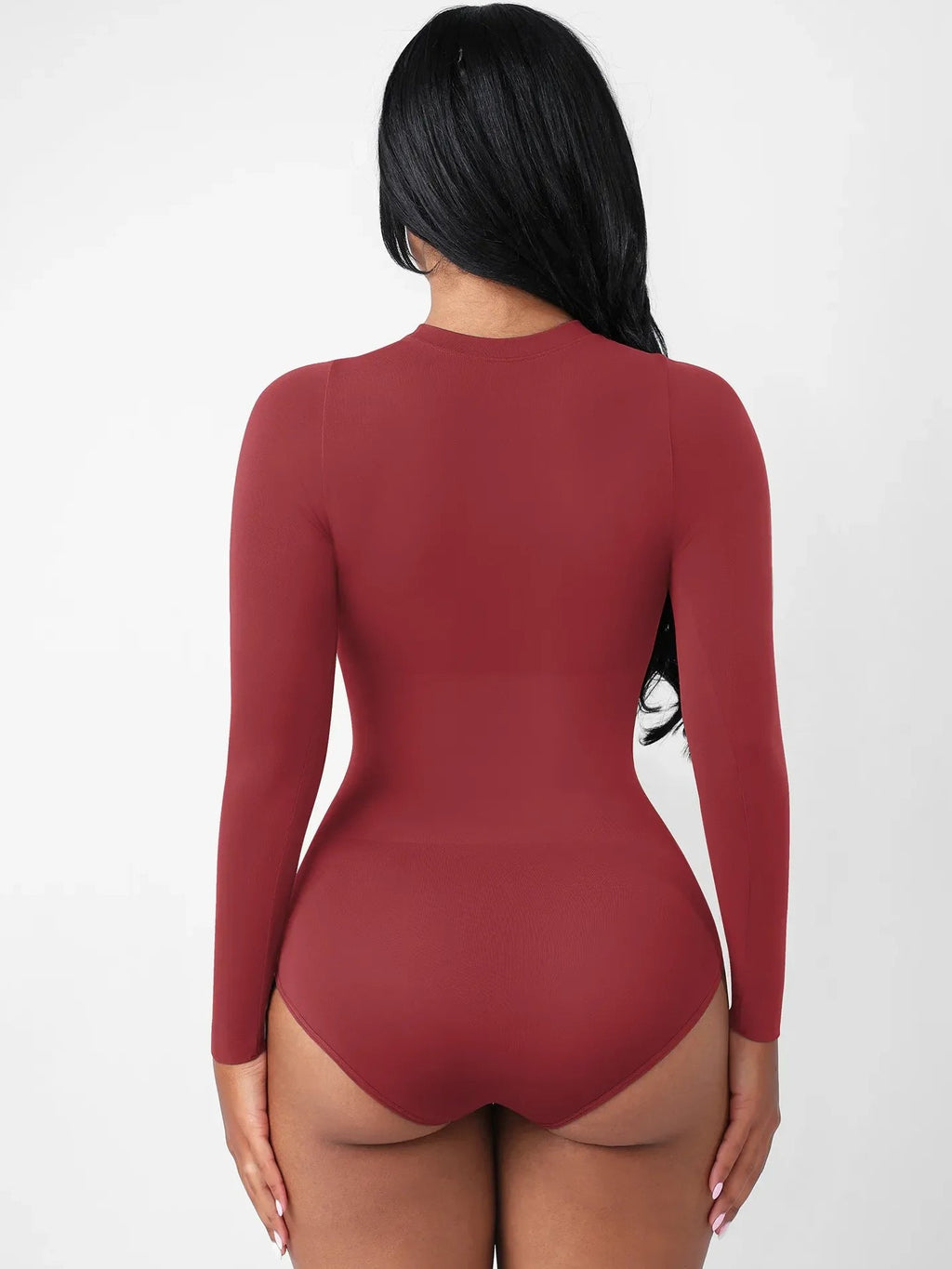Feelingirl Seamless Ultra-Soft Crew Neck Bodysuit