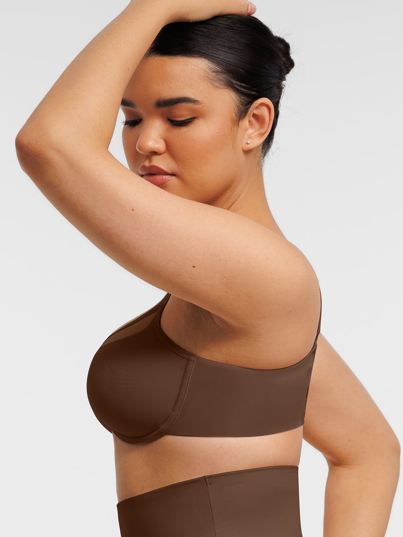 Feelingirl Sheer Mesh Full Coverage Unpadded Underwire Bra