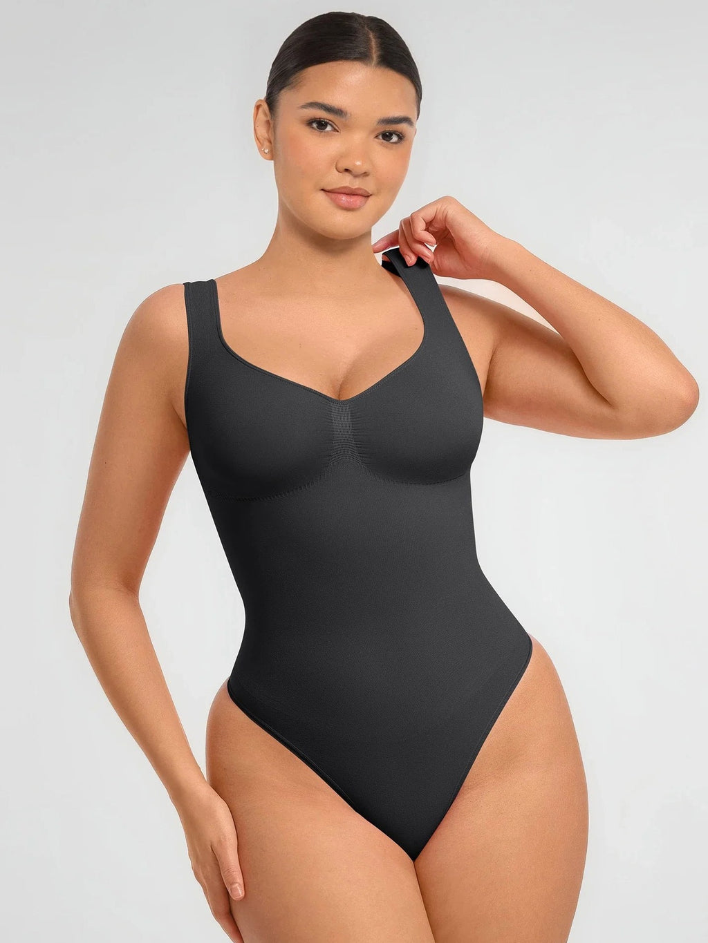 Tummy Control Seamless Wide Strap Bodysuit