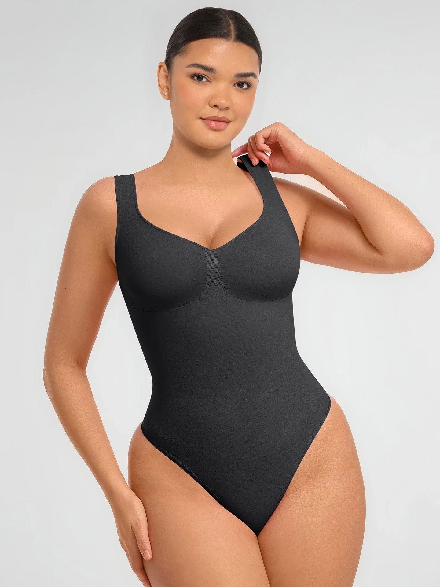 Tummy Control Seamless Wide Strap Bodysuit