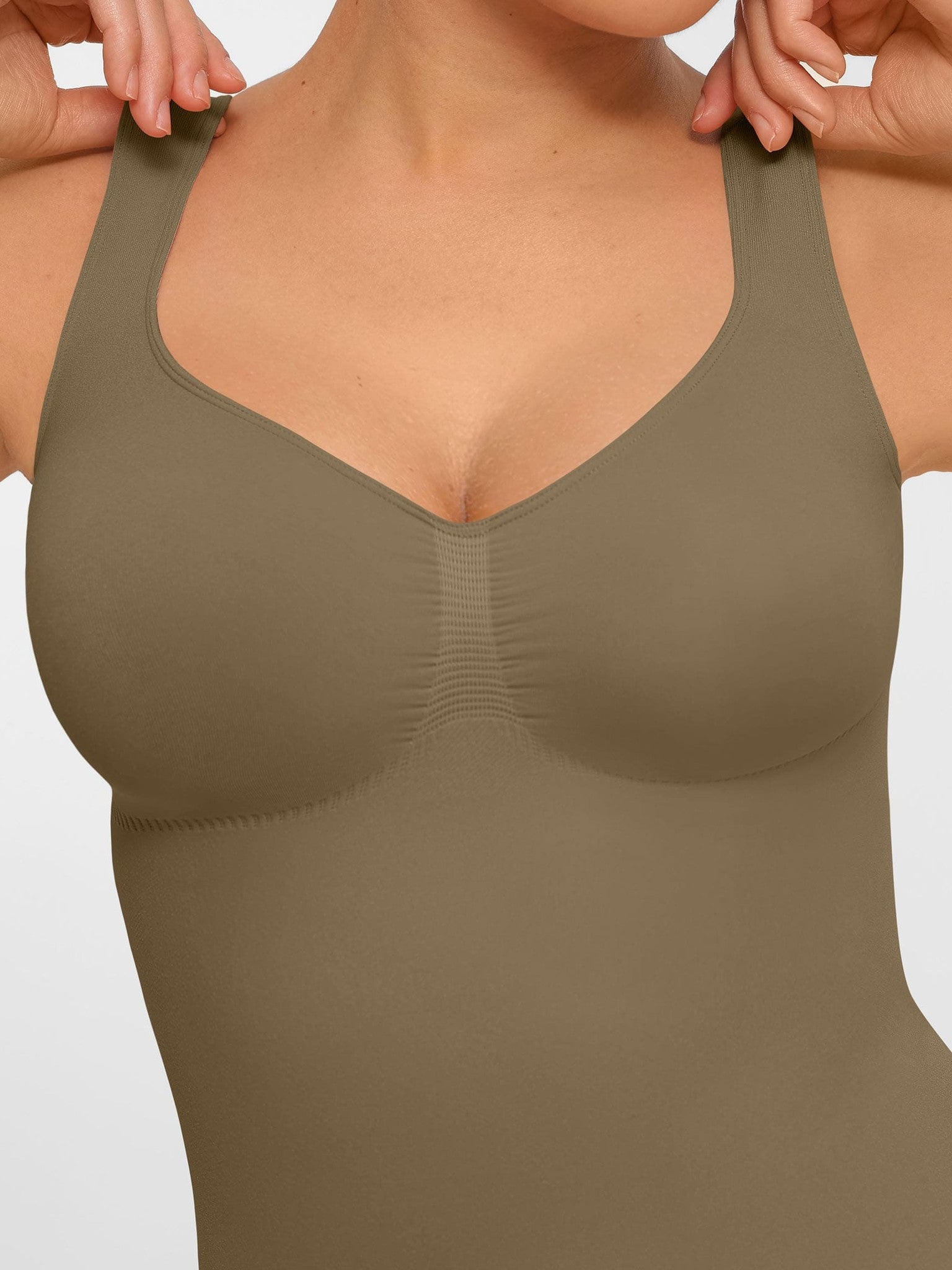 Tummy Control Seamless Wide Strap Bodysuit