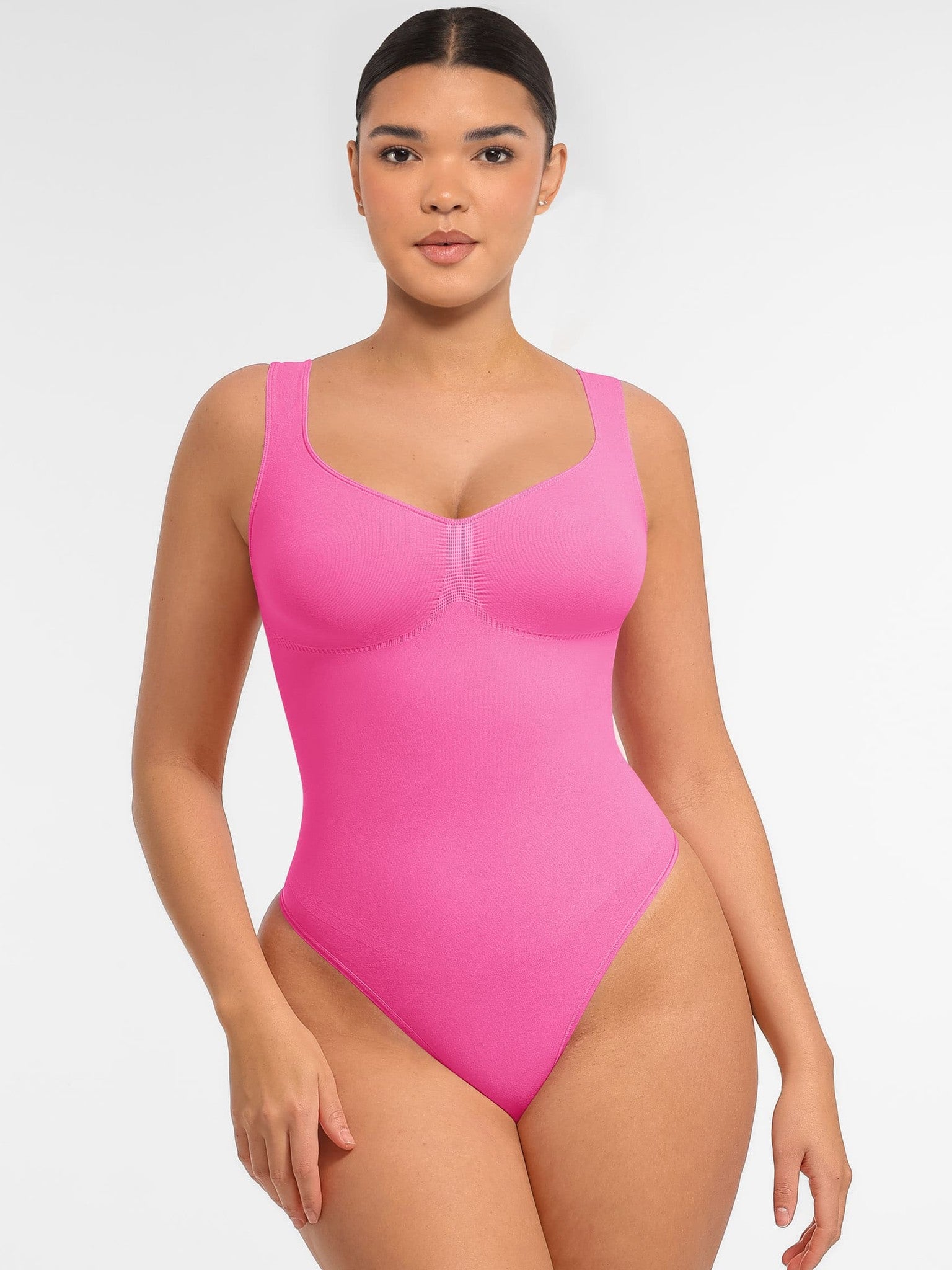 Tummy Control Seamless Wide Strap Bodysuit