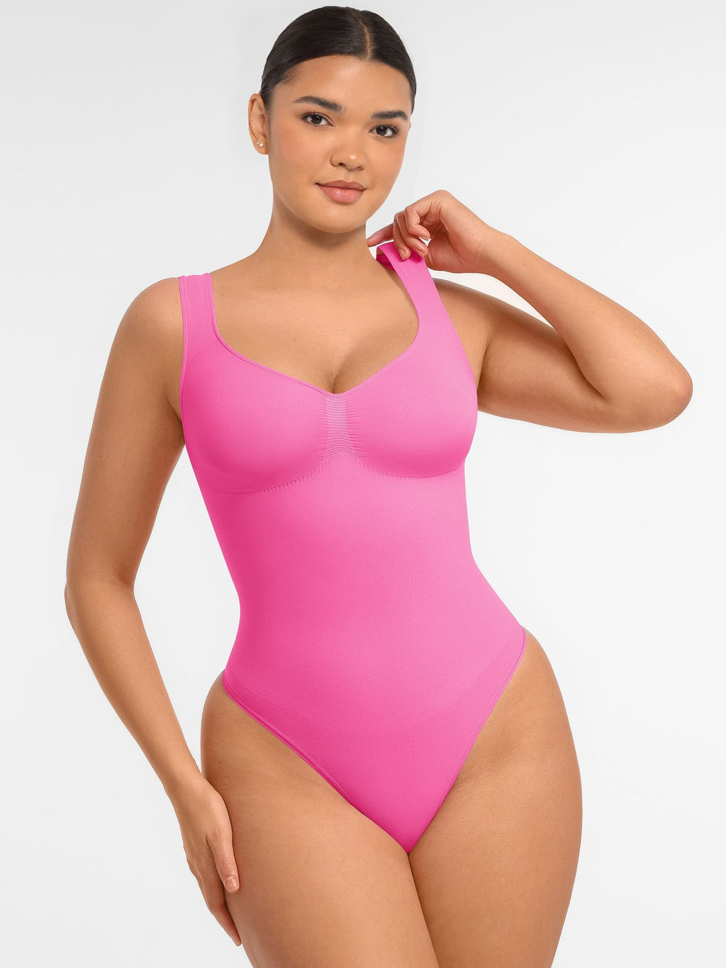 Tummy Control Seamless Wide Strap Bodysuit