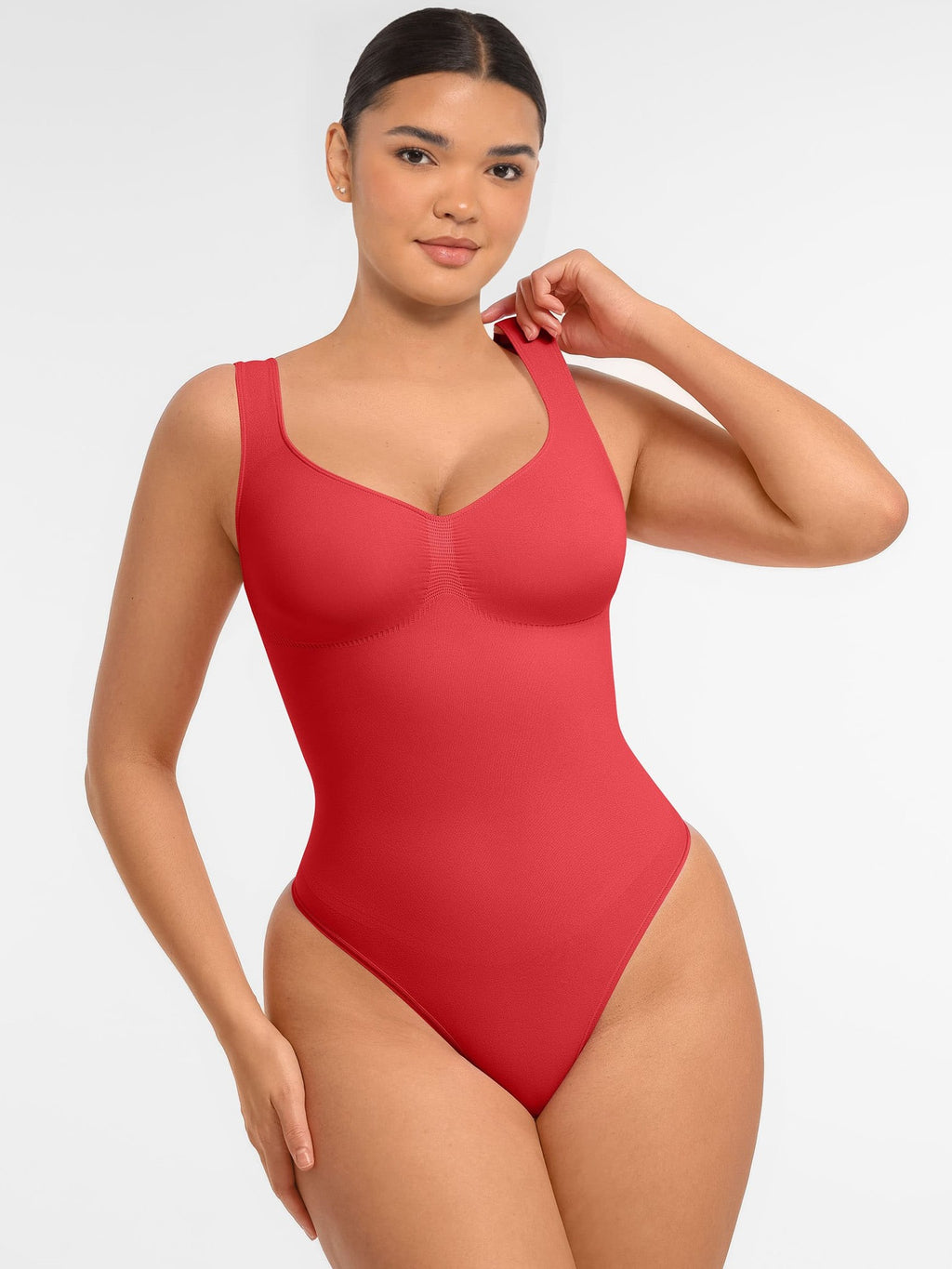 Tummy Control Seamless Wide Strap Bodysuit