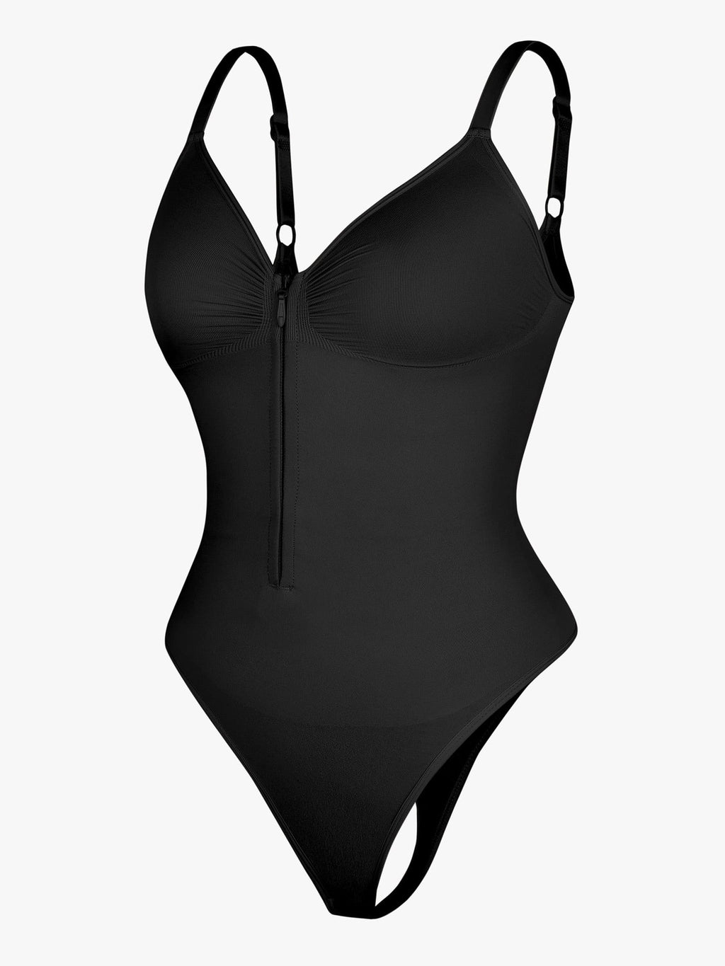Seamless Tummy Control Zipper Bodysuit