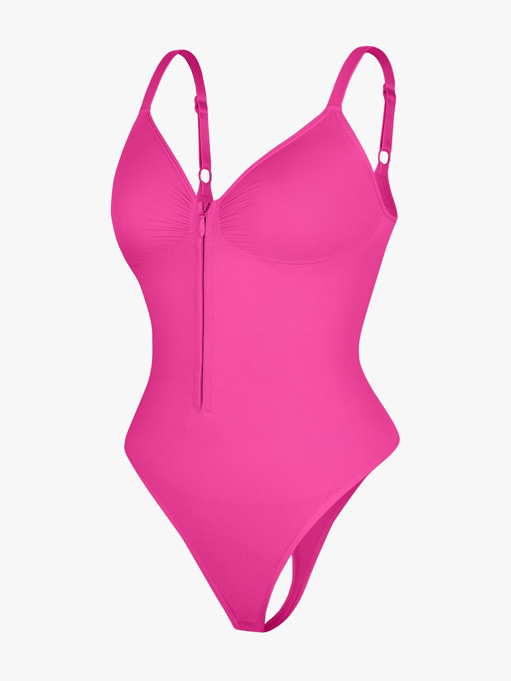 Seamless Tummy Control Zipper Bodysuit