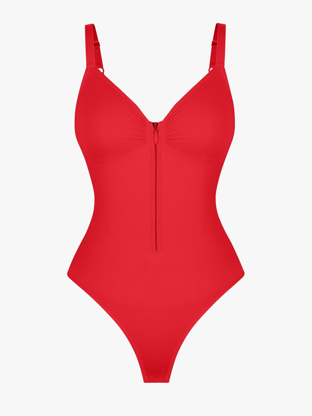 Seamless Tummy Control Zipper Bodysuit